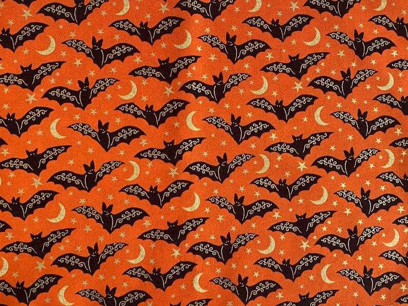 Halloween Placemats, Bats Placemats, Set of 2 Placemats