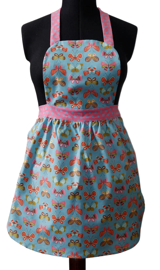 Apron for Women, Butterfly Apron for Women, Spring Apron for Women