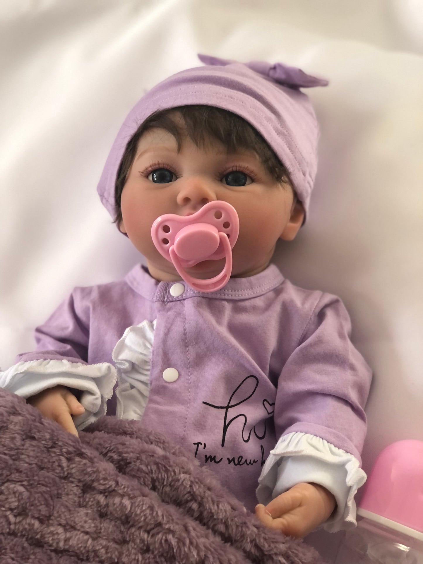 Adorable Reborn Girl Baby Doll, Realistic Lifelike Newborn