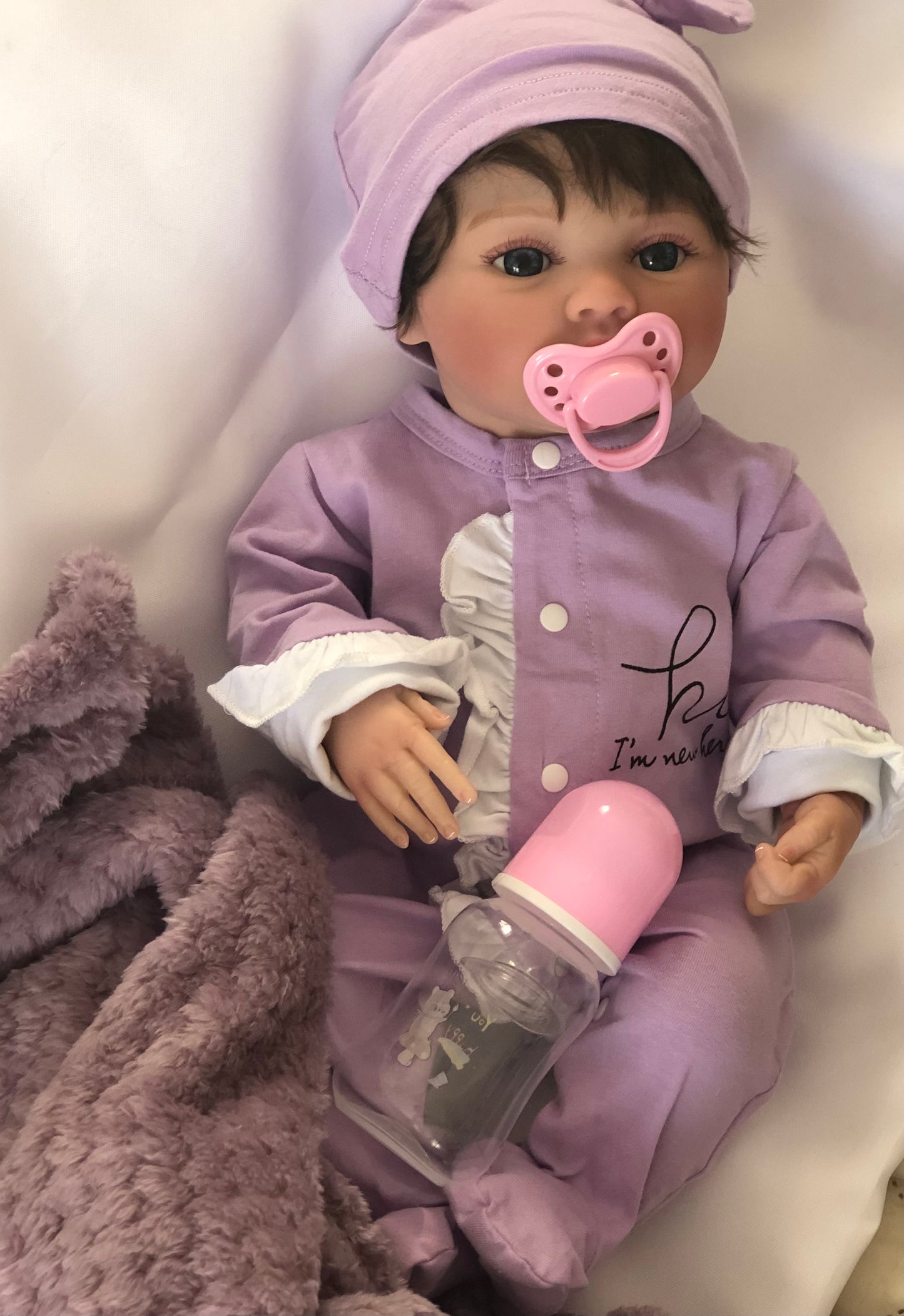 Adorable Reborn Girl Baby Doll, Realistic Lifelike Newborn