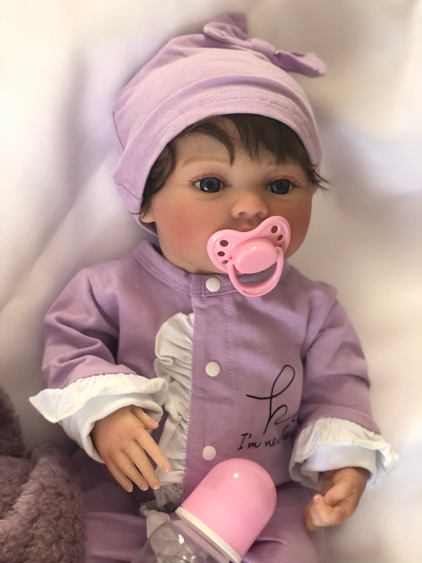 Adorable Reborn Girl Baby Doll, Realistic Lifelike Newborn