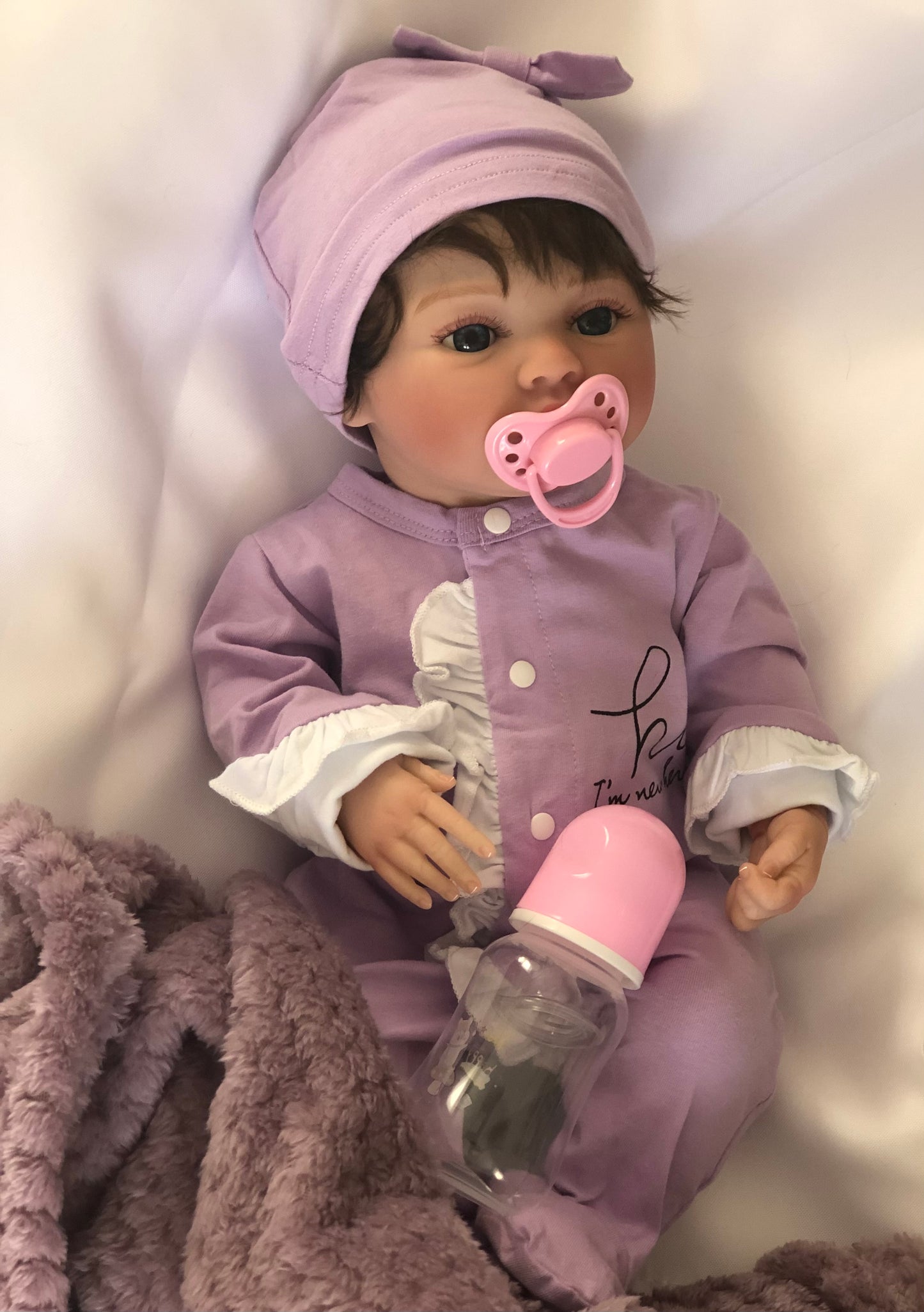 Adorable Reborn Girl Baby Doll, Realistic Lifelike Newborn