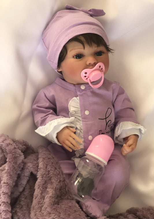 Adorable Reborn Girl Baby Doll, Realistic Lifelike Newborn