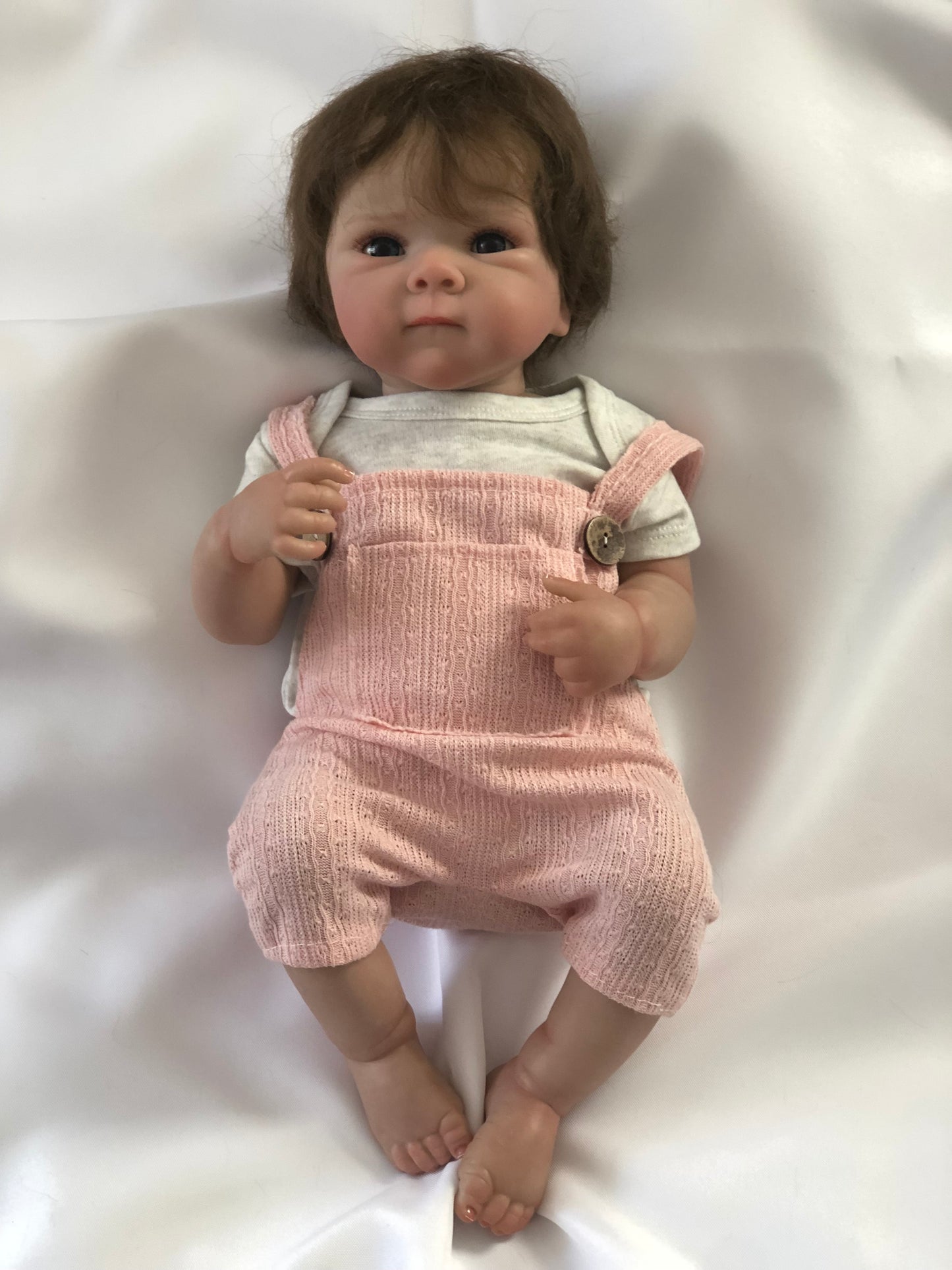 Adorable Reborn Girl Baby Doll with Christmas Outfit, Realistic Lifelike Newborn