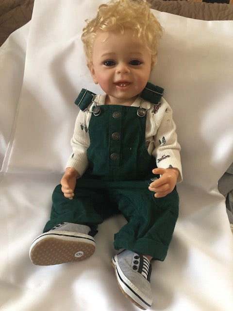 Adorable Reborn Boy Doll, Lifelike and Realistic, Two Outfits