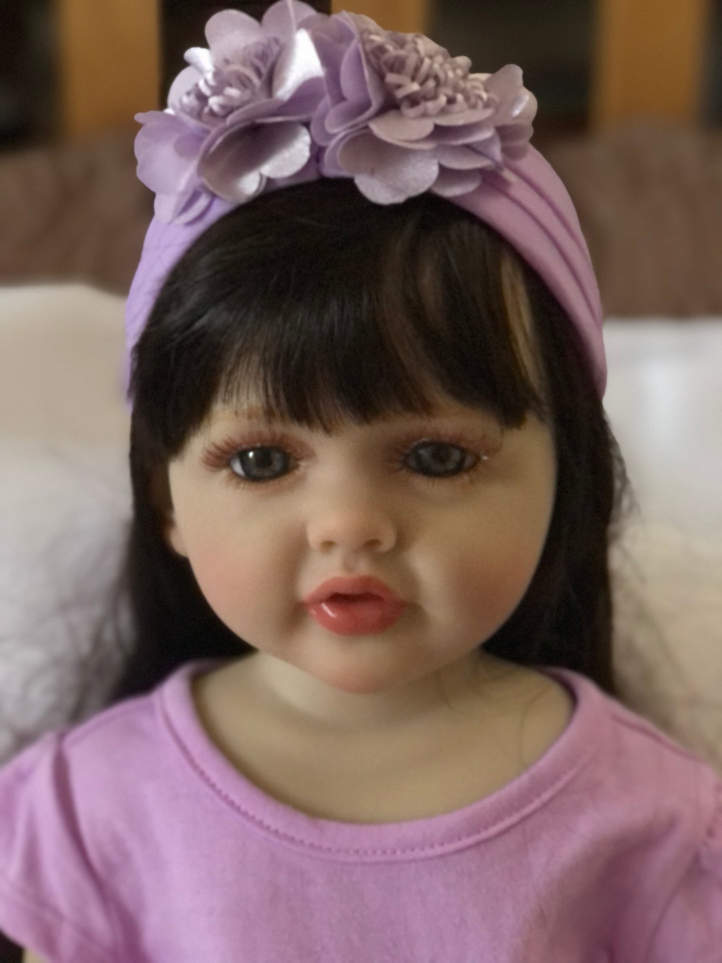 Adorable Reborn Girl Doll, Lifelike and Realistic, Two Outfits