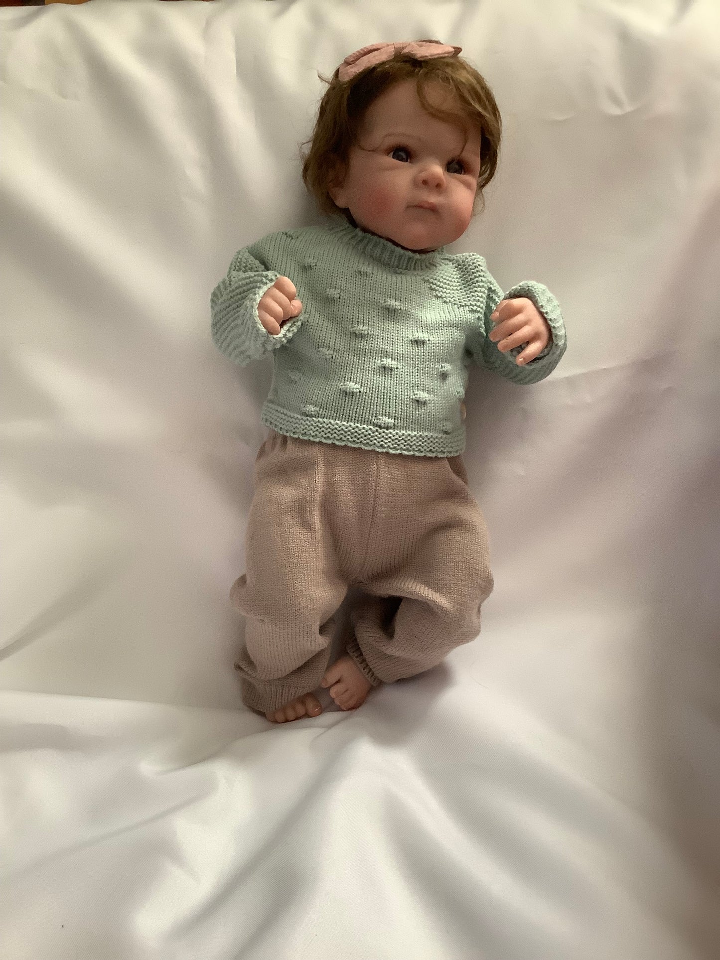 Adorable Reborn Girl Baby Doll, Realistic Lifelike with Blanket