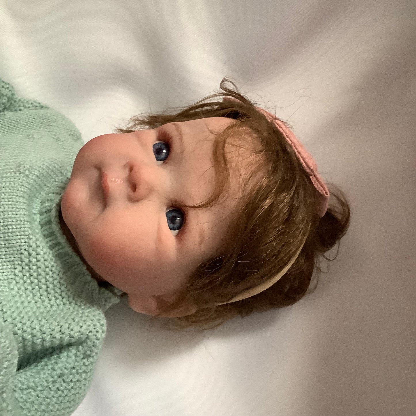 Adorable Reborn Girl Baby Doll, Realistic Lifelike with Blanket