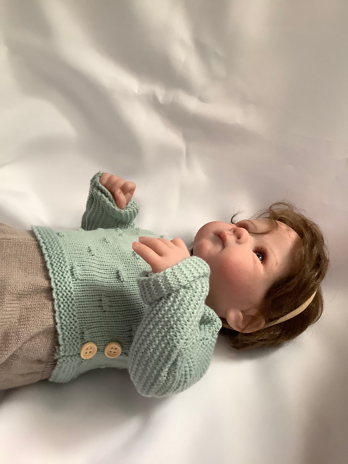 Adorable Reborn Girl Baby Doll, Realistic Lifelike with Blanket