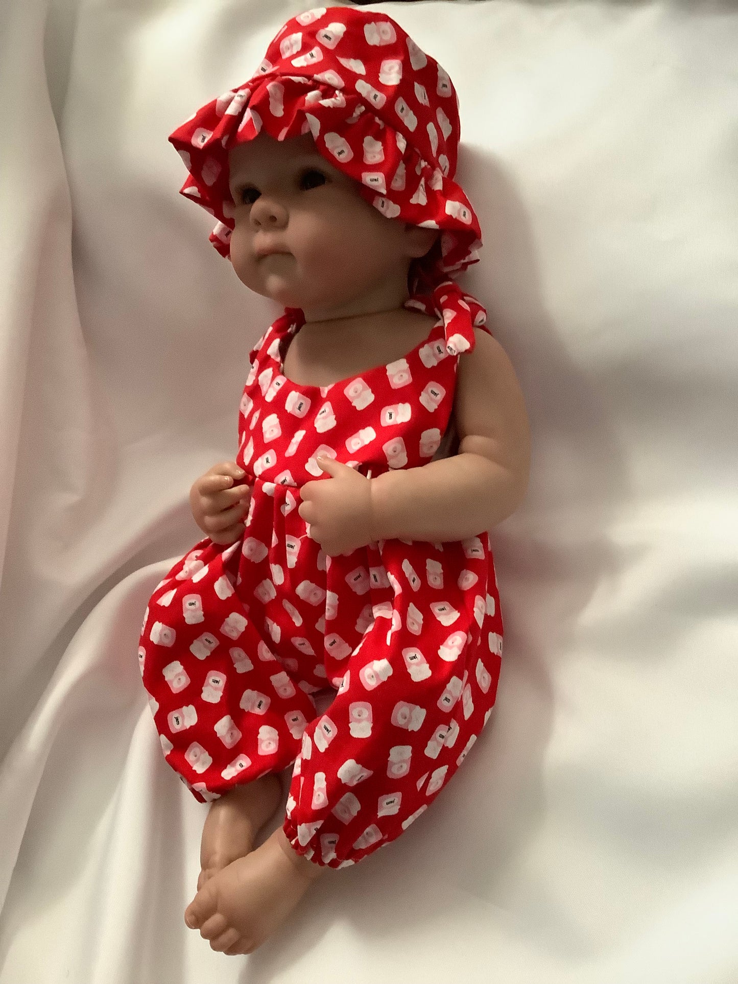 Adorable Reborn Girl Baby Doll, Realistic Lifelike Newborn with Handmade Outfit