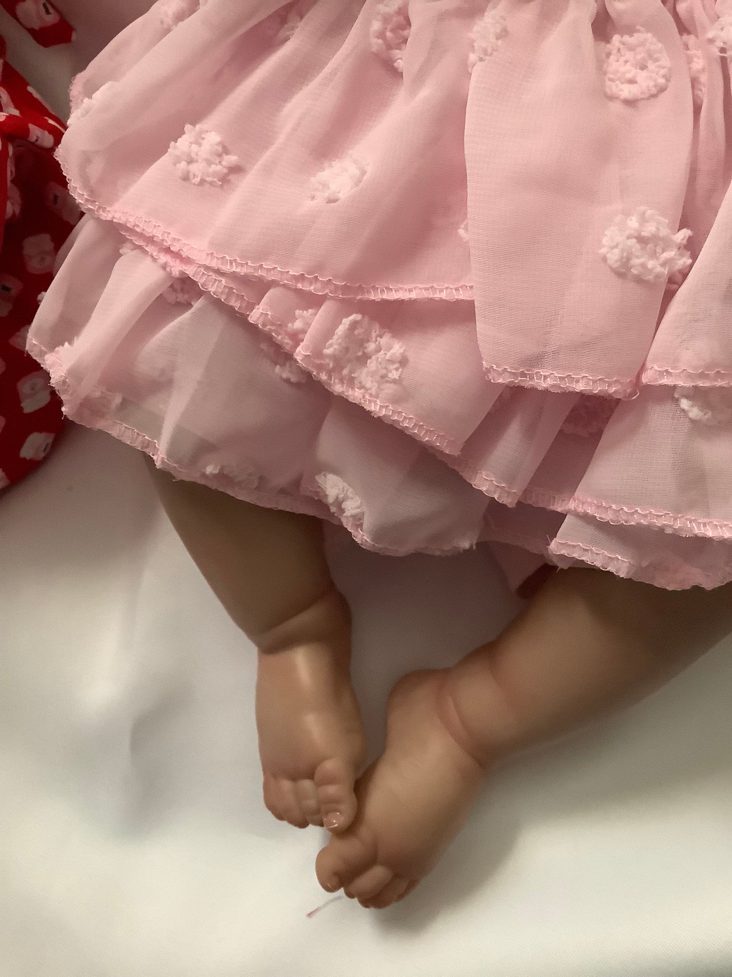 Adorable Reborn Girl Baby Doll, Realistic Lifelike Newborn with Handmade Outfit