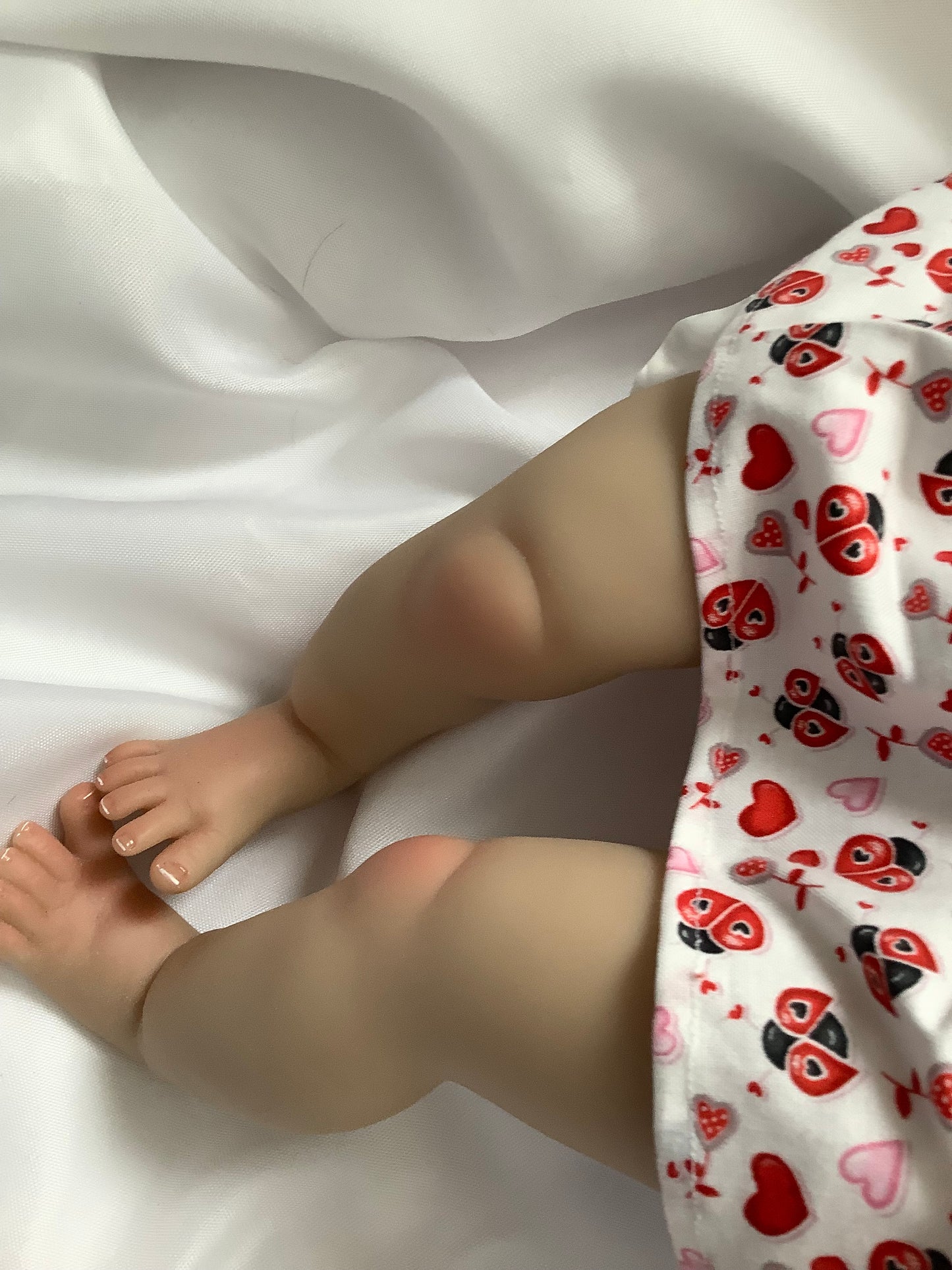 Adorable Reborn Girl Doll, Lifelike and Realistic, Handmade Dress Outfit