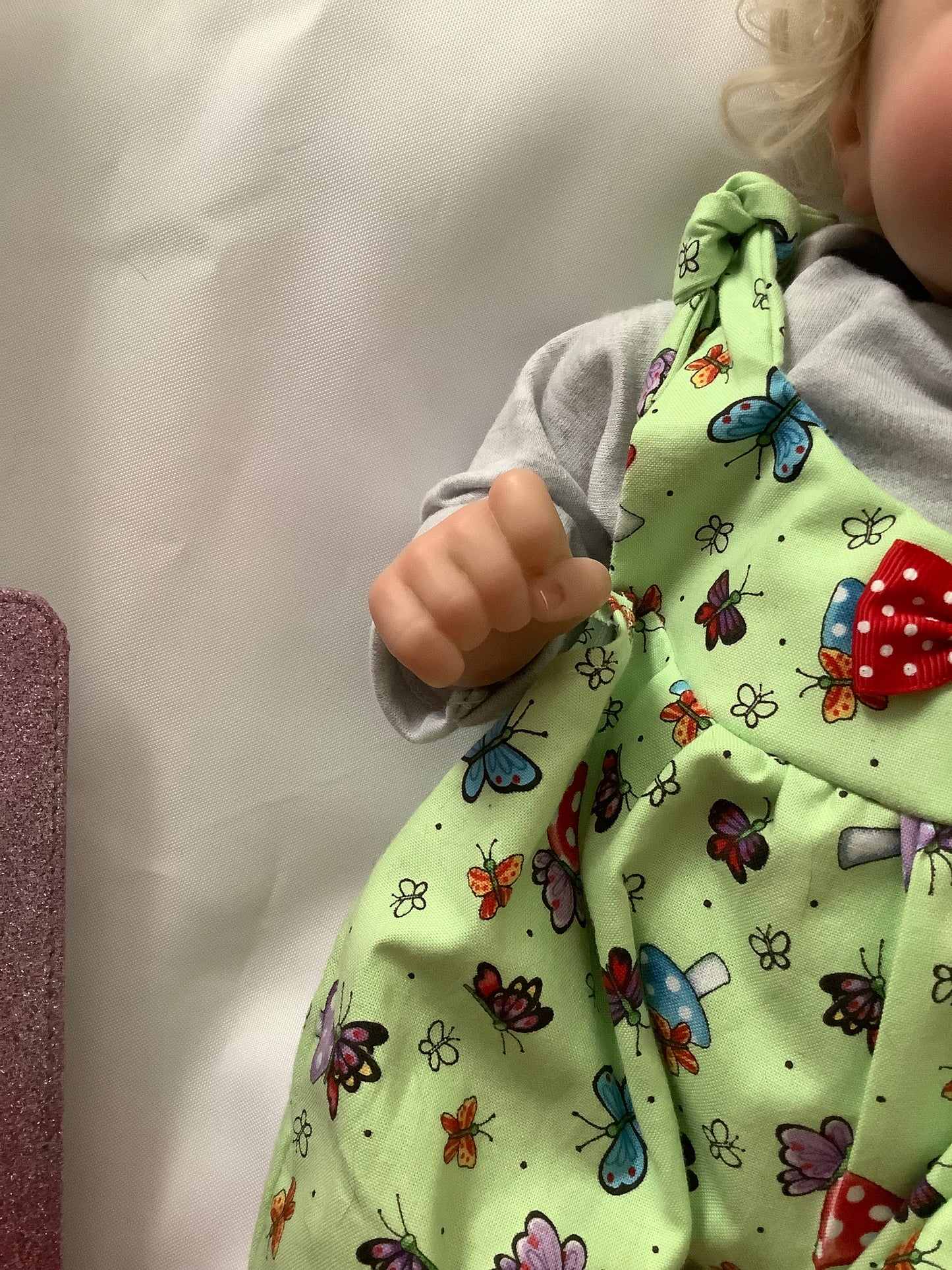 Adorable Reborn Girl Baby Doll, Realistic Lifelike Newborn, Handmade Outfit