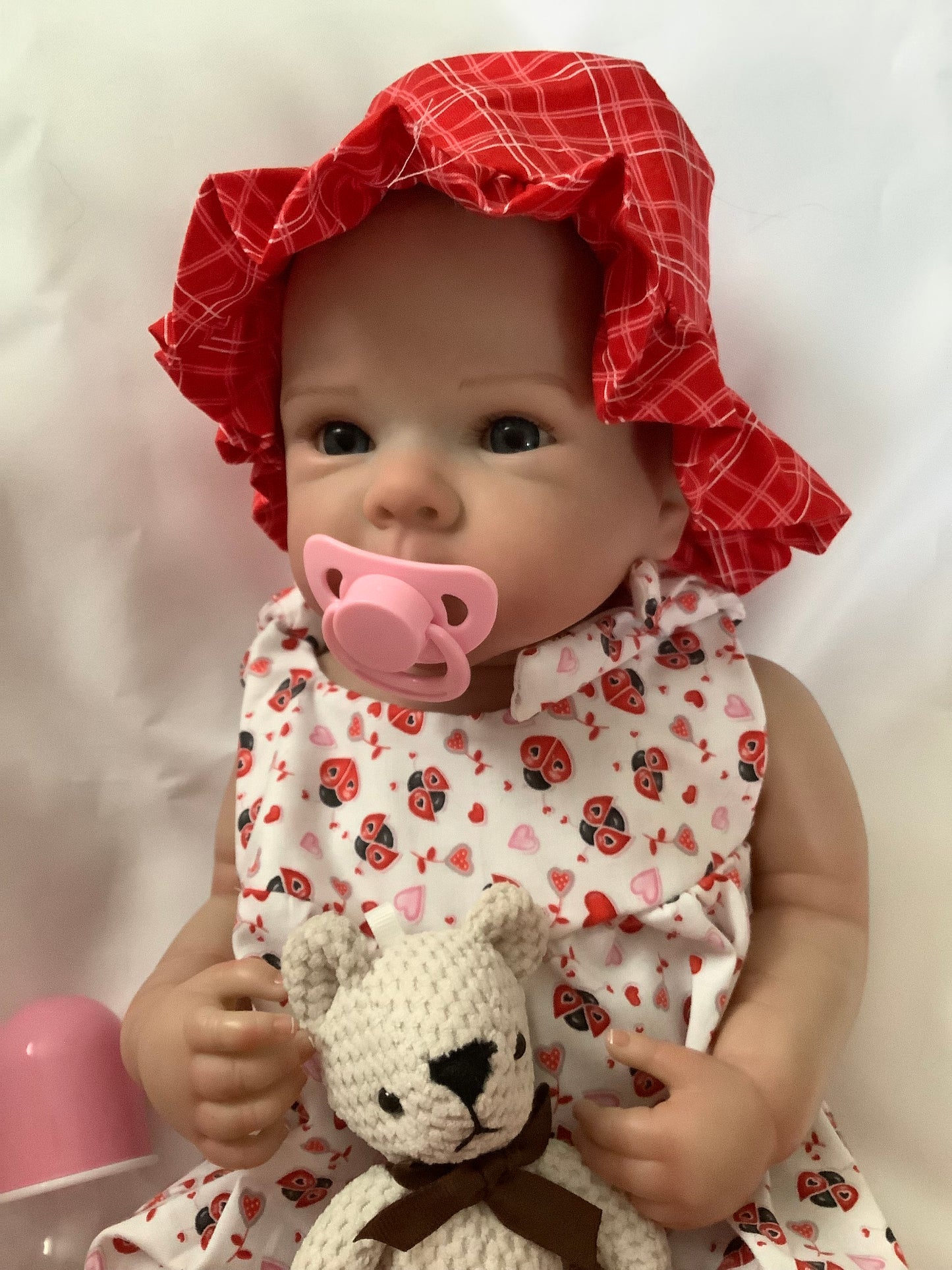 Adorable Reborn Girl Doll, Lifelike and Realistic, Handmade Outfit