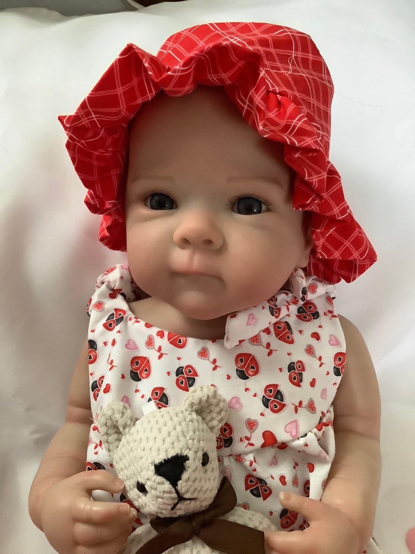 Adorable Reborn Girl Doll, Lifelike and Realistic, Handmade Outfit