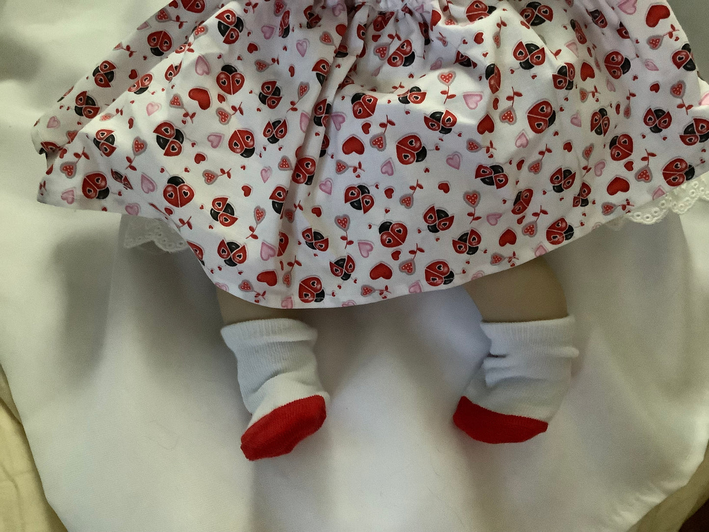 Adorable Reborn Girl Doll, Lifelike and Realistic, Handmade Dress Outfit