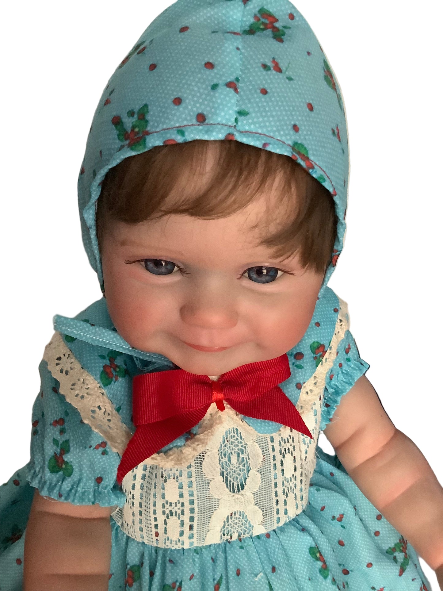 Adorable Reborn Girl Doll, Lifelike and Realistic, Christmas Outfit, Three Outfits