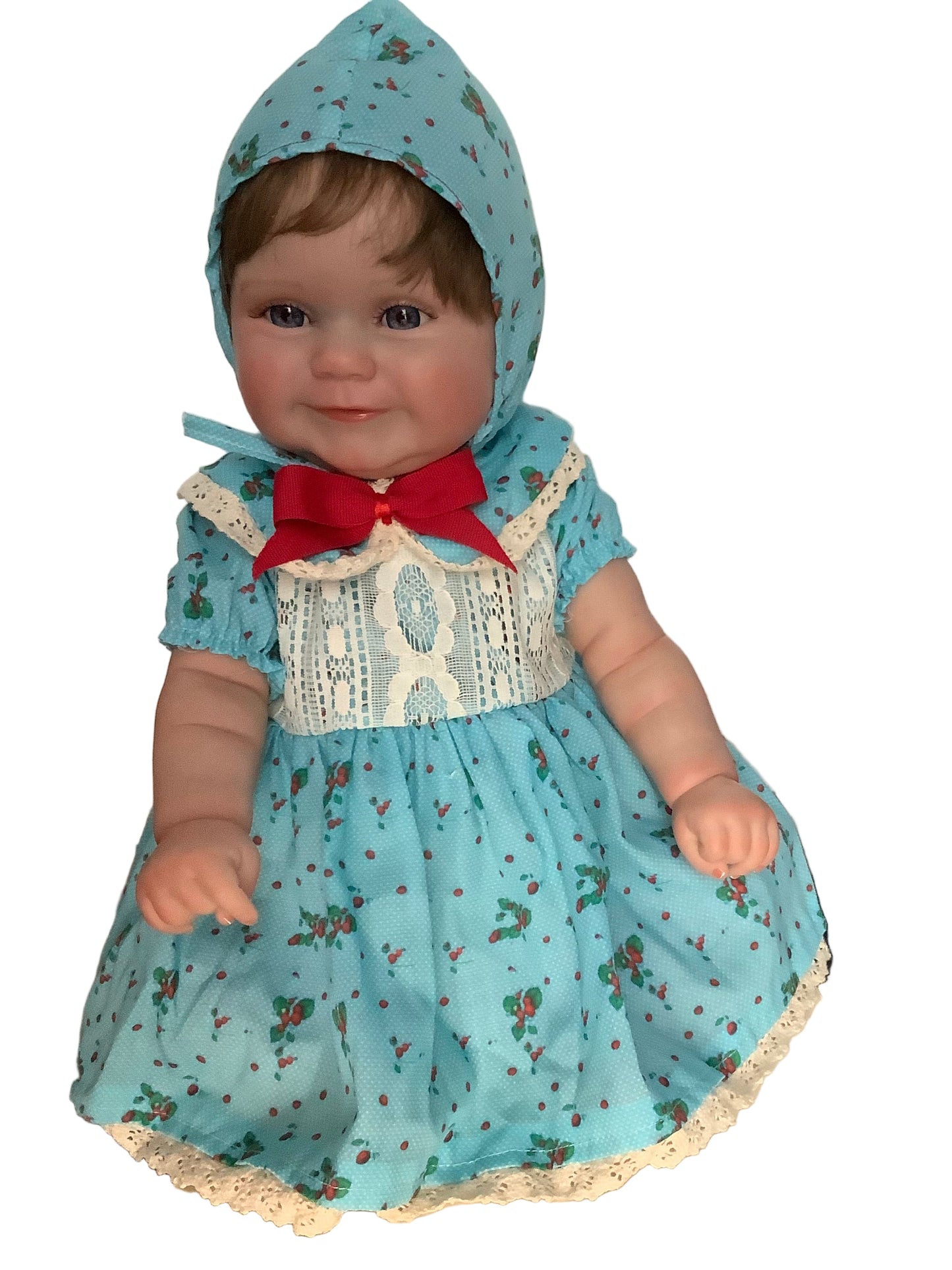 Adorable Reborn Girl Doll, Lifelike and Realistic, Christmas Outfit, Three Outfits