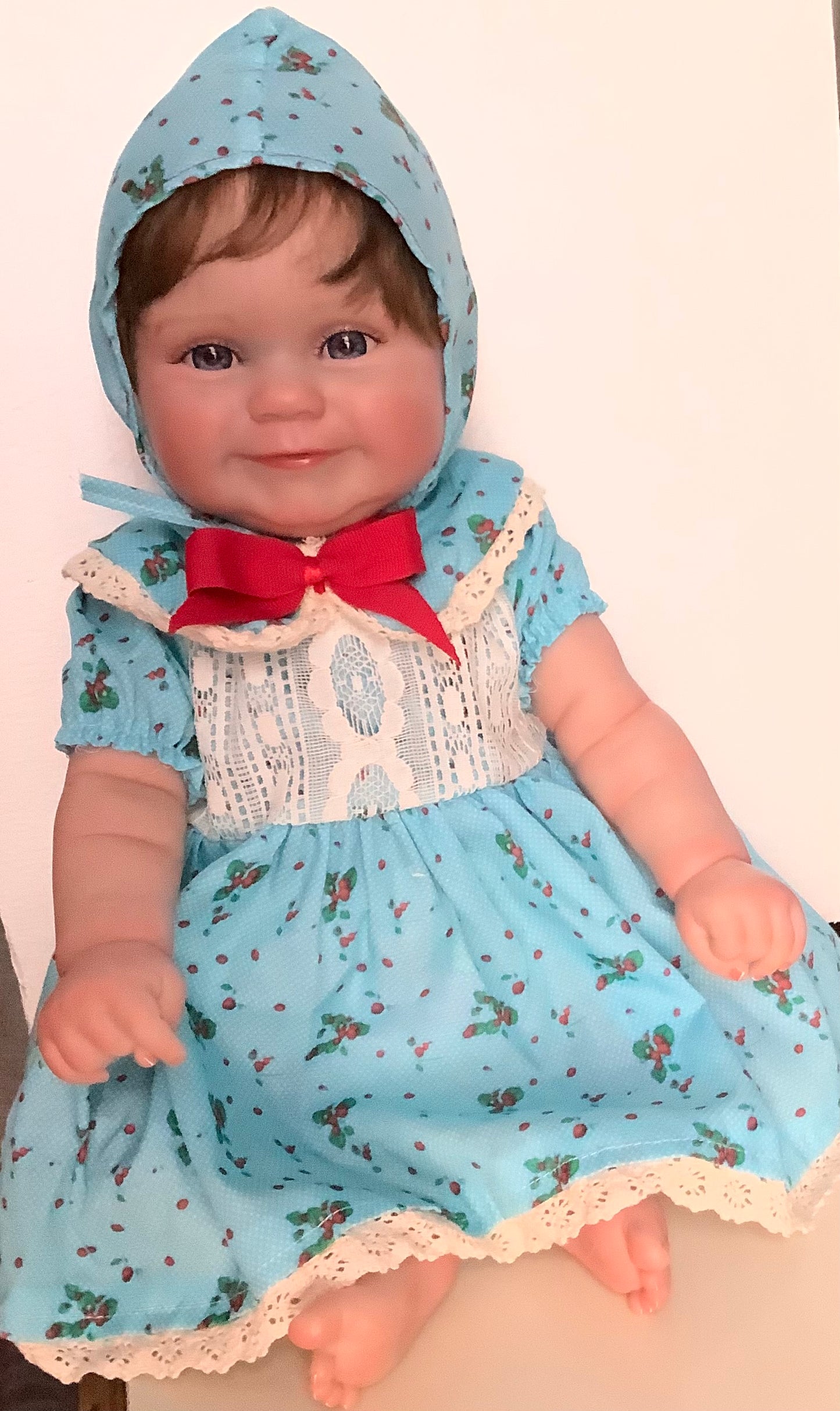 Adorable Reborn Girl Doll, Lifelike and Realistic, Christmas Outfit, Three Outfits