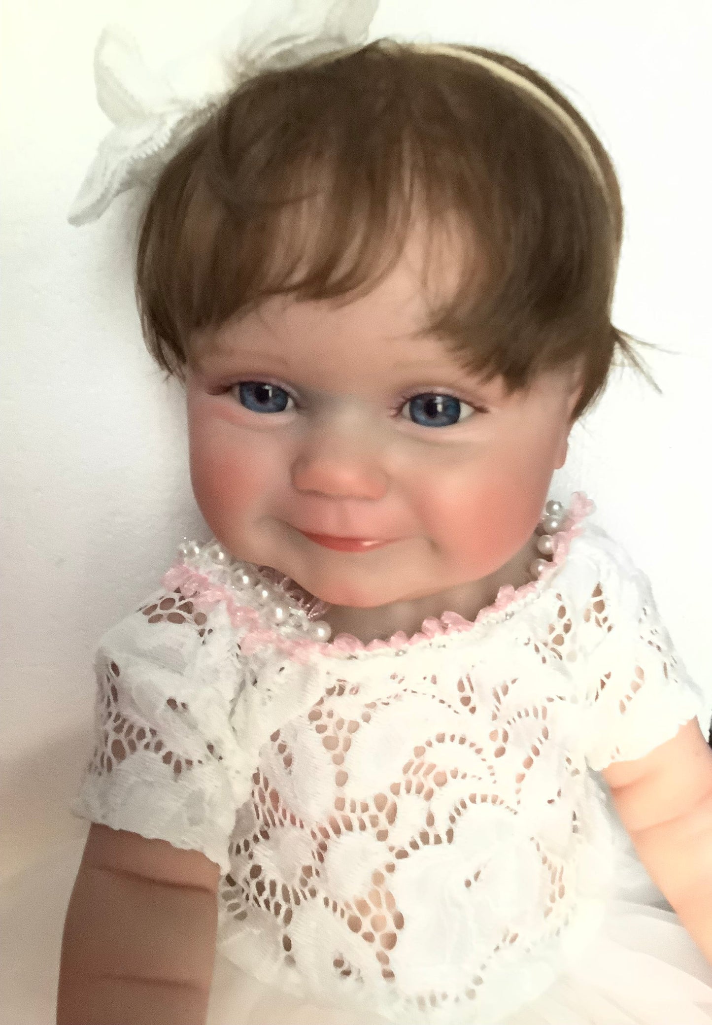 Adorable Reborn Girl Doll, Lifelike and Realistic, Christmas Outfit, Three Outfits