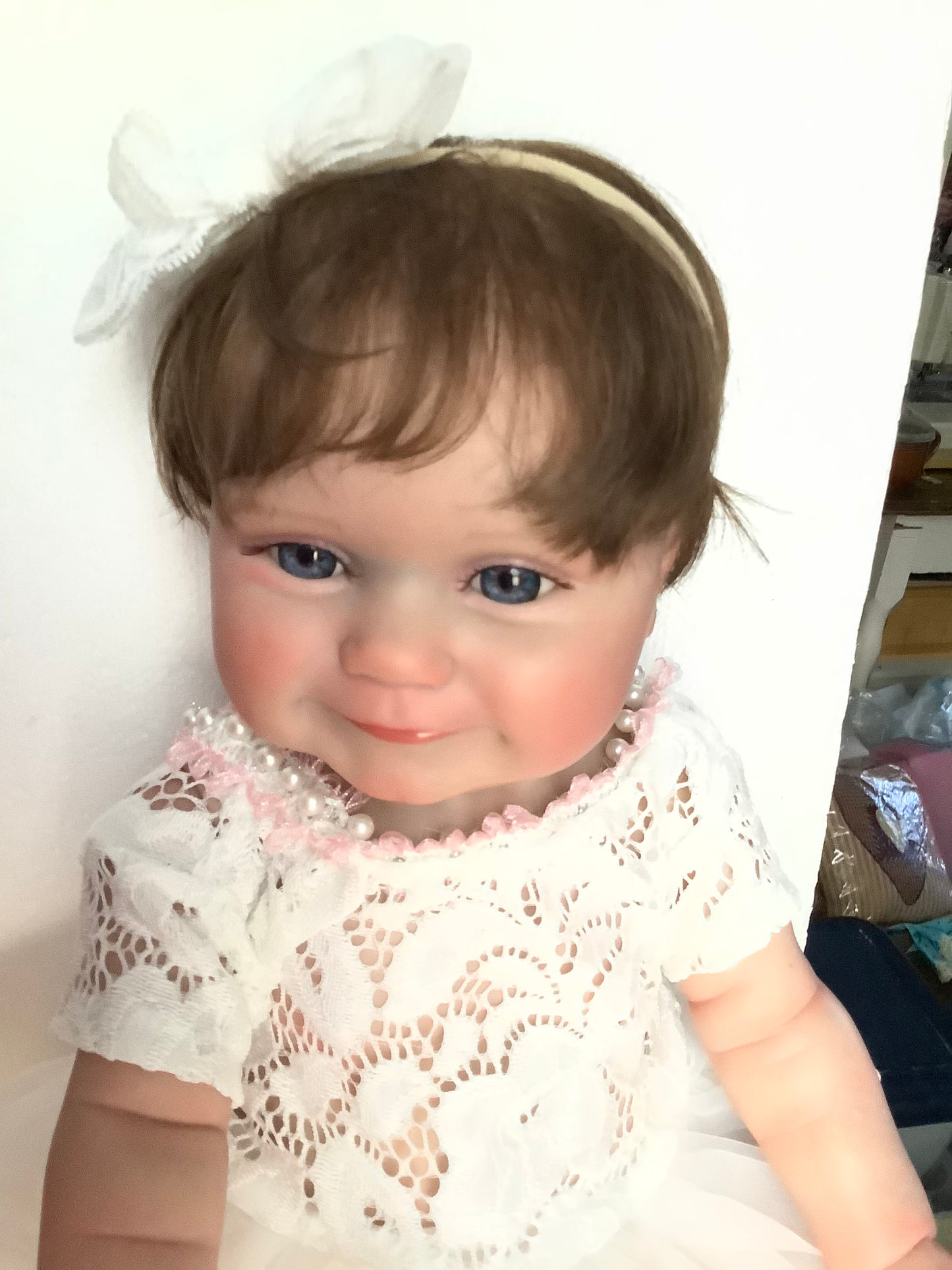 Adorable Reborn Girl Doll, Lifelike and Realistic, Christmas Outfit, Three Outfits