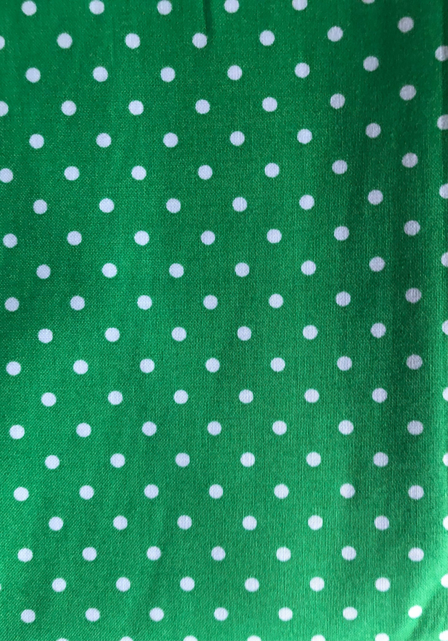 Robert Kaufman Spot On Pin Dot Grass Green and White Polka Dots, Designer Cotton, Quilting Fabric, Sold by YARD