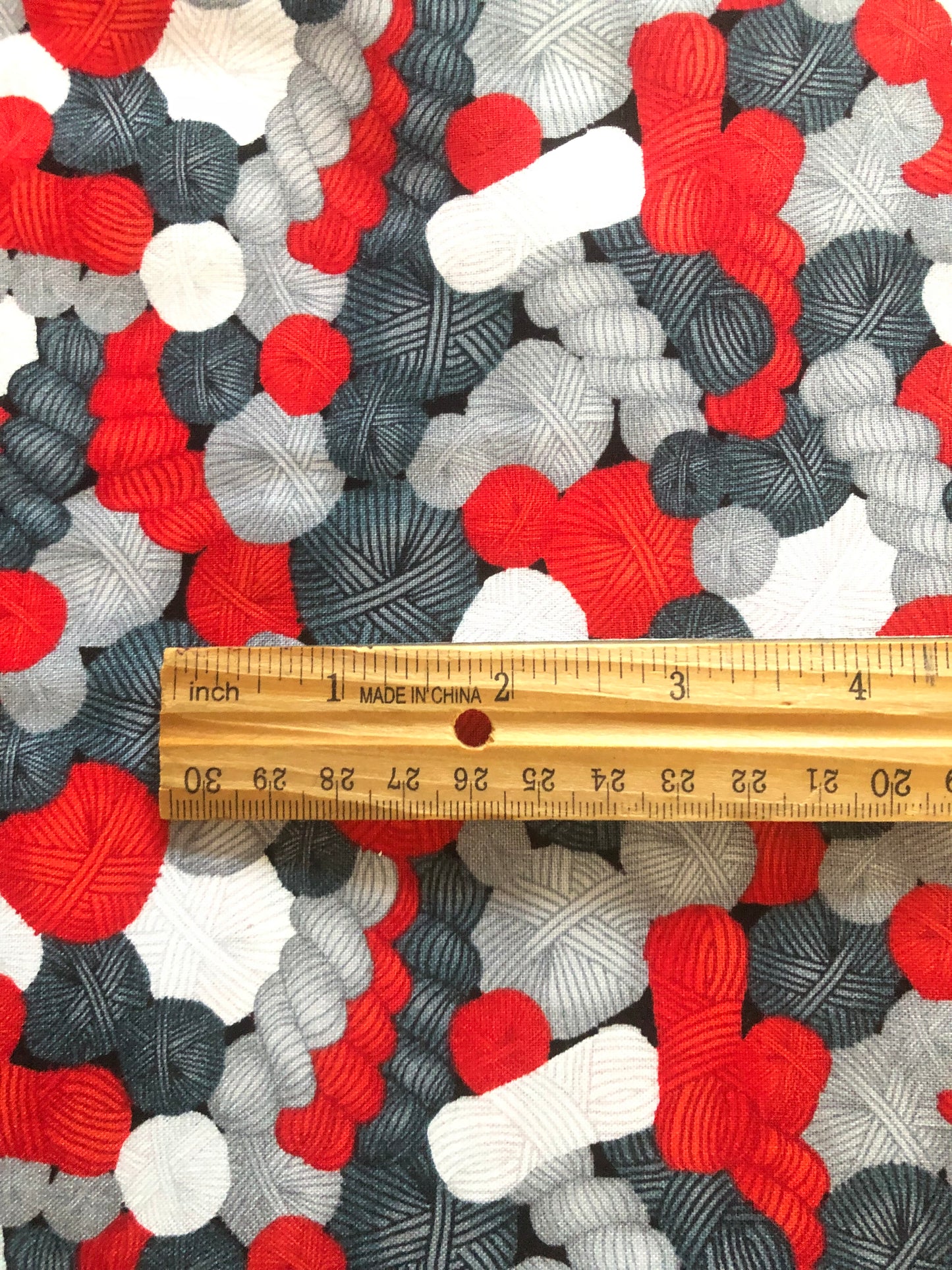 Timeless Treasures Knitting Yarn, Designer Cotton Fabric, Quilting Fabric, Sold by YARD