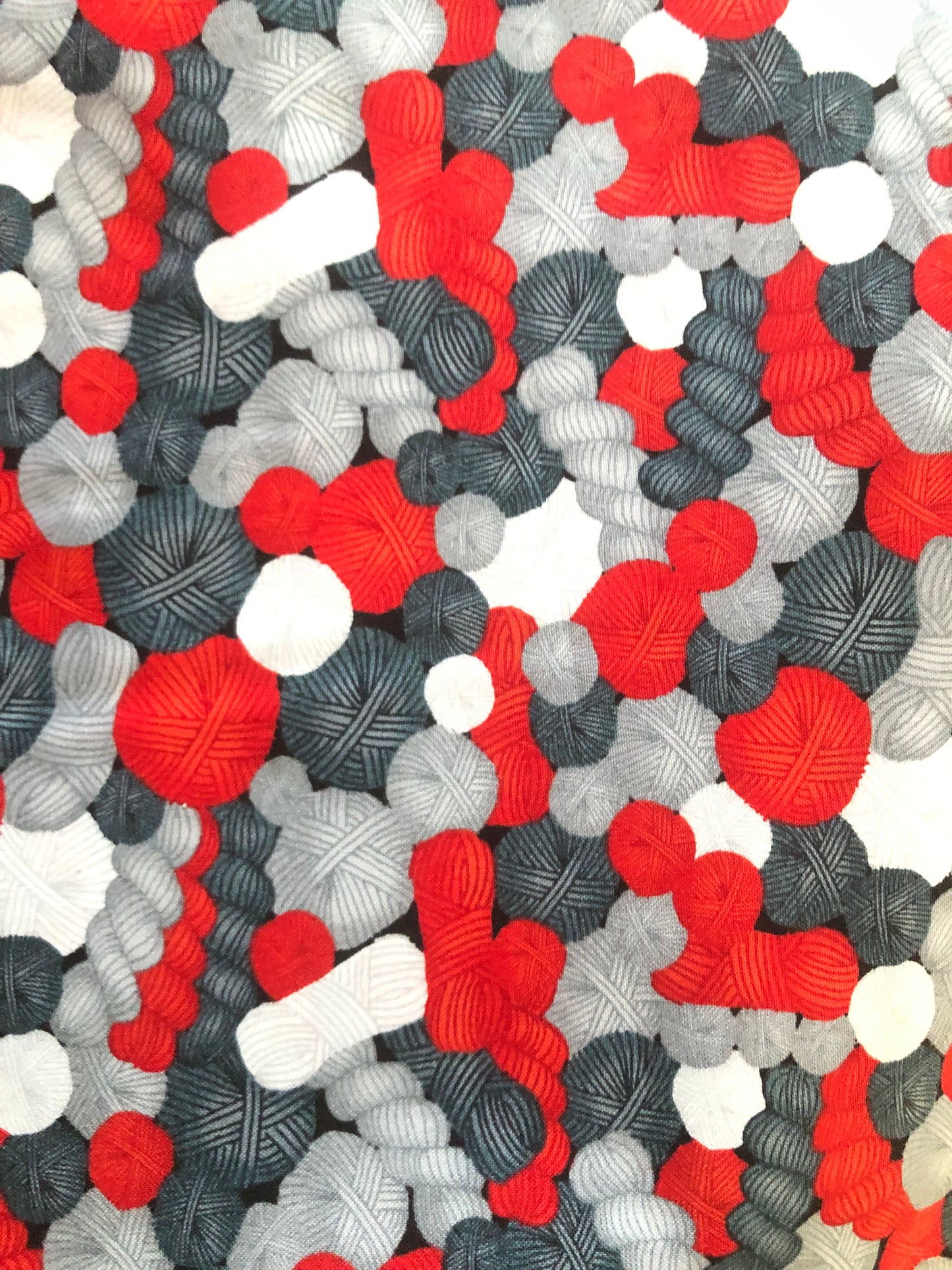 Timeless Treasures Knitting Yarn, Designer Cotton Fabric, Quilting Fabric, Sold by YARD