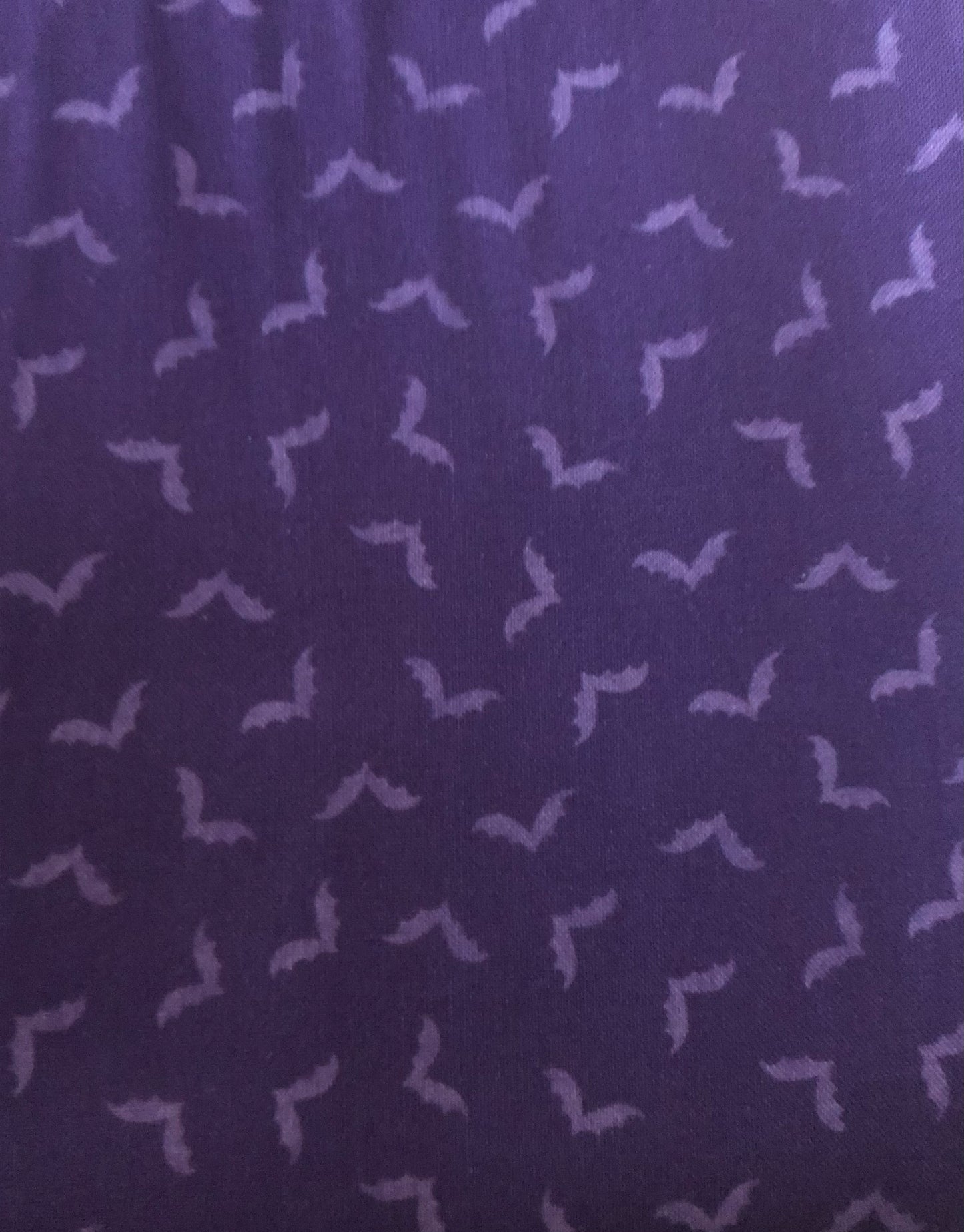 Michael Miller Howl-o-ween Fright Night by Casey Krimmel Purple Bats Halloween, Designer Cotton Fabric, Quilting Fabric, Sold by YARD