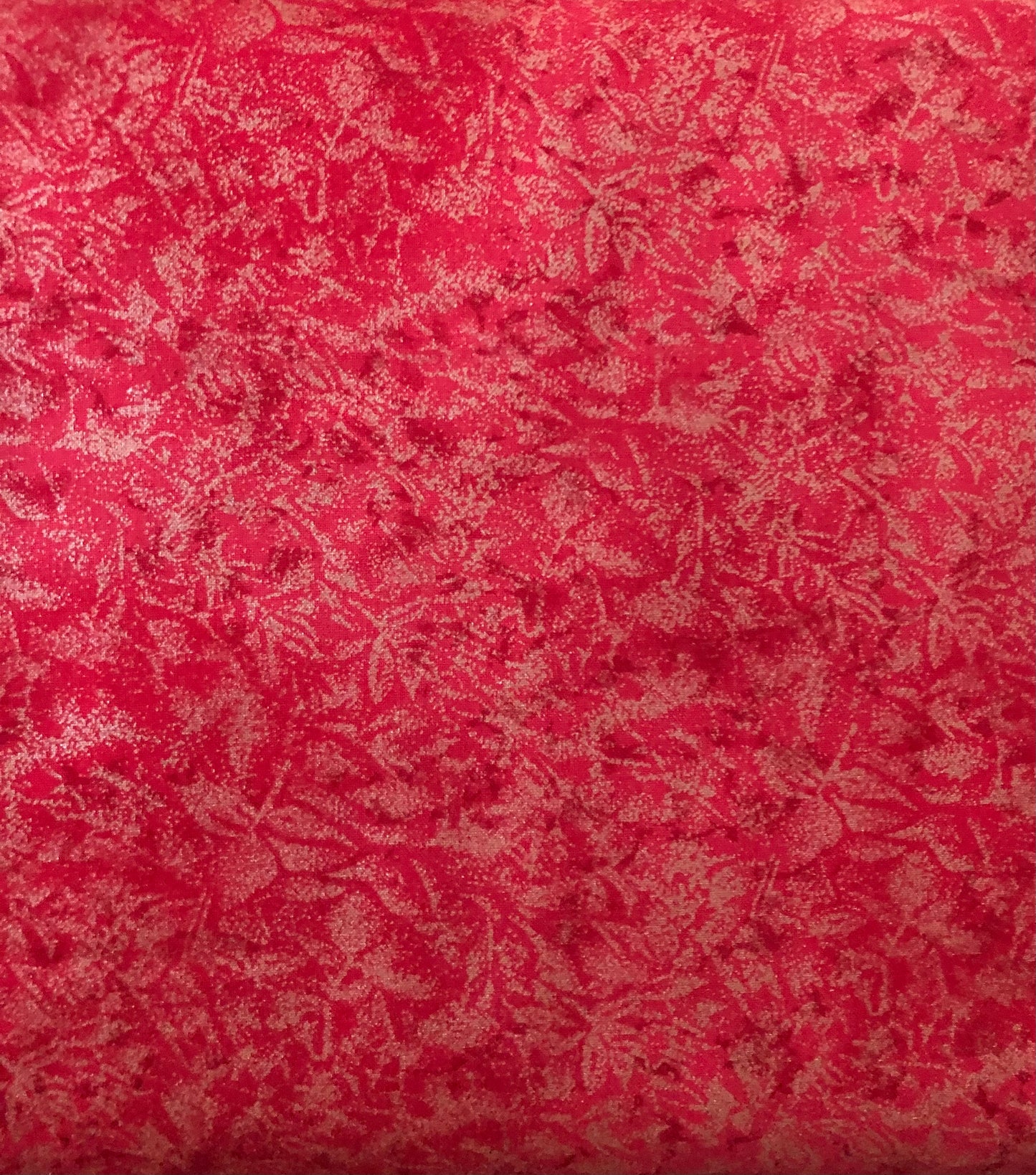 Michael Miller Metallic Cherry Red Fairy Frost, Designer Cotton, Quilting Fabric, Sold by YARD
