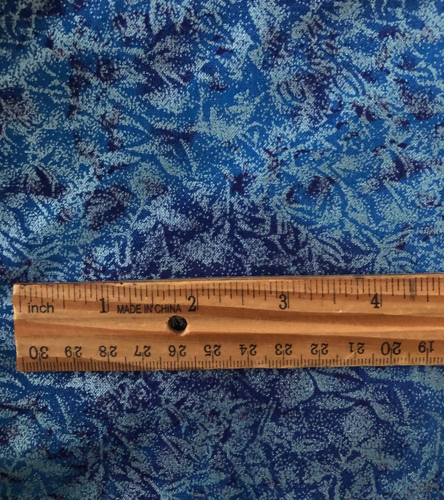 Michael Miller Metallic Blue Fairy Frost, Designer Cotton, Quilting Fabric, Sold by YARD