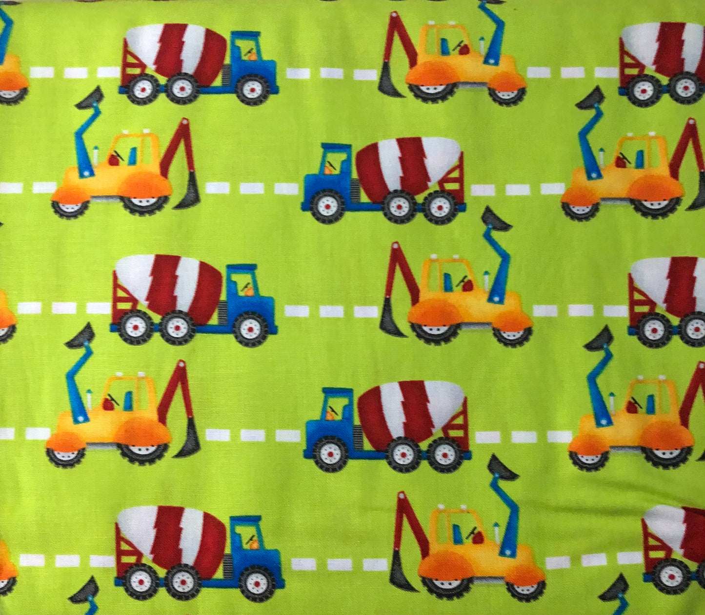 Henry Glass Fabrics My Favorite Trucks Mini Set Green, Designer Cotton Fabric, Quilting Fabric, Sold by YARD