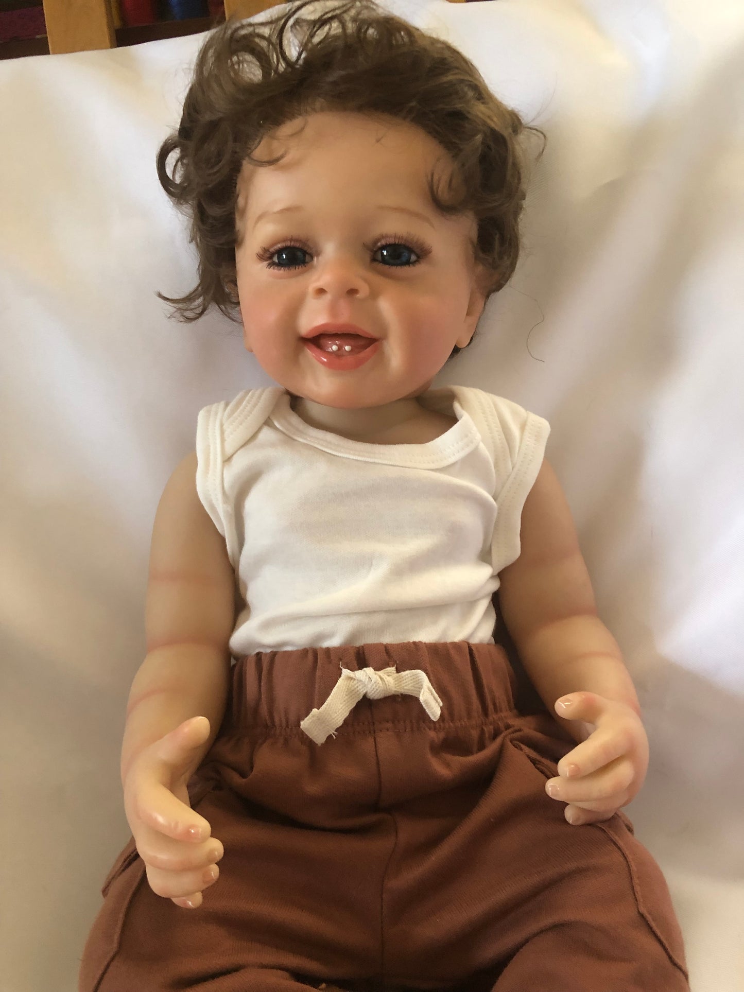 Adorable Reborn Boy Doll, Lifelike and Realistic, Outfits for Every Season and Plush Blanket