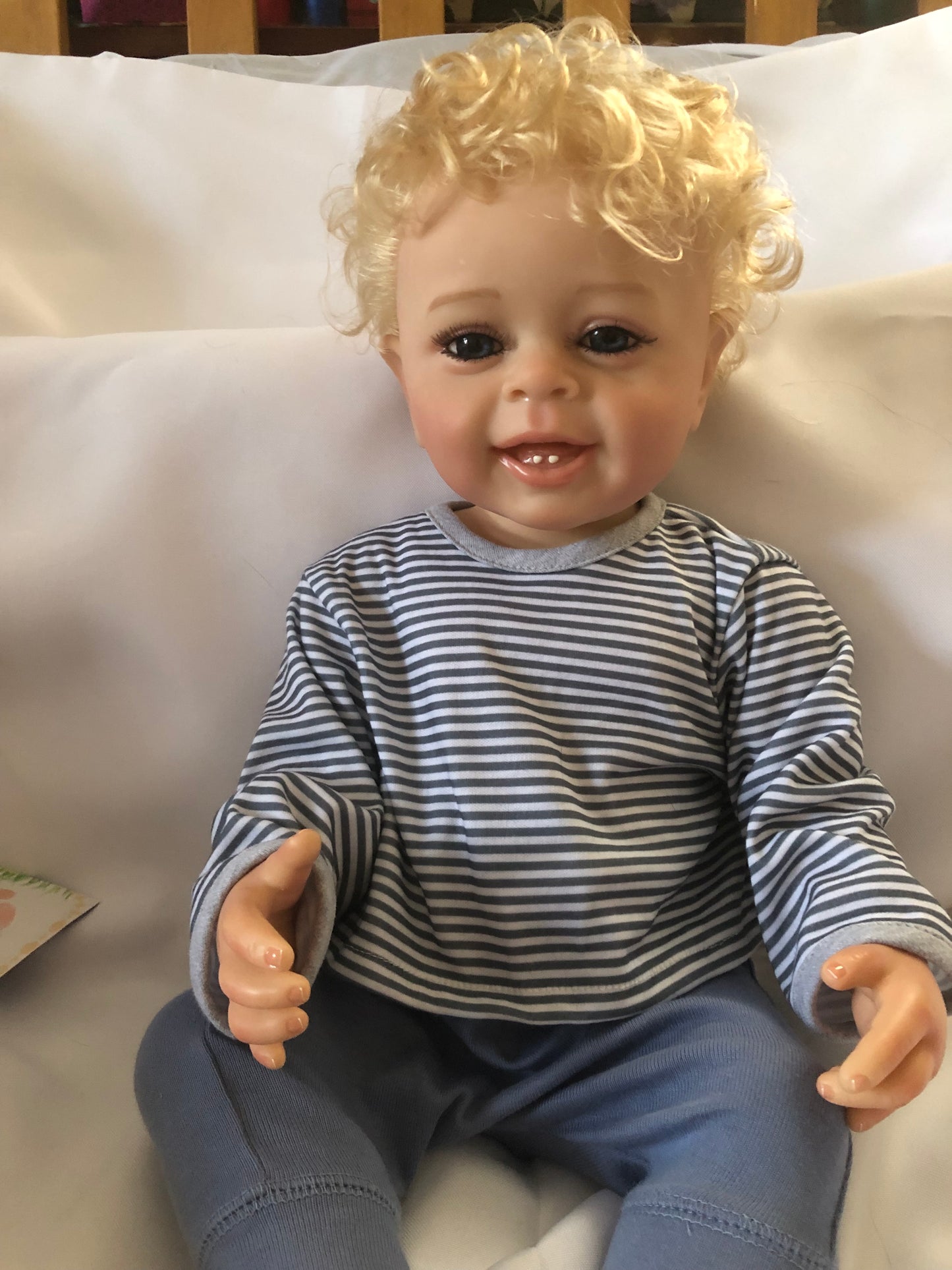 Adorable Reborn Boy Doll, Lifelike and Realistic, Two Outfits