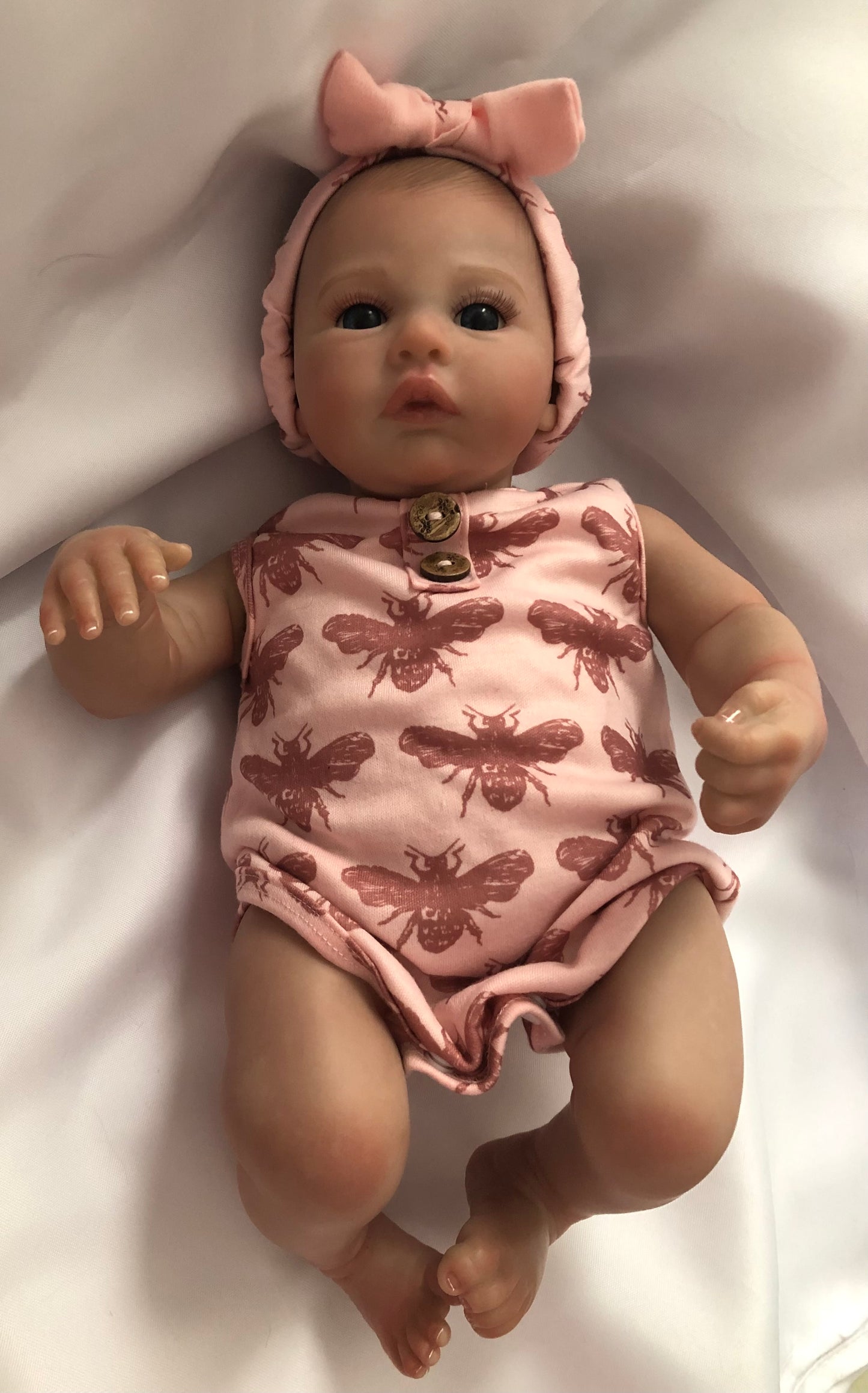 Adorable Reborn Preemie Girl Doll, Lifelike and Realistic, Two Outfits