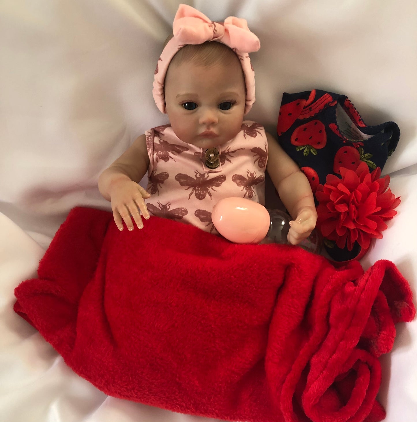 Adorable Reborn Preemie Girl Doll, Lifelike and Realistic, Two Outfits