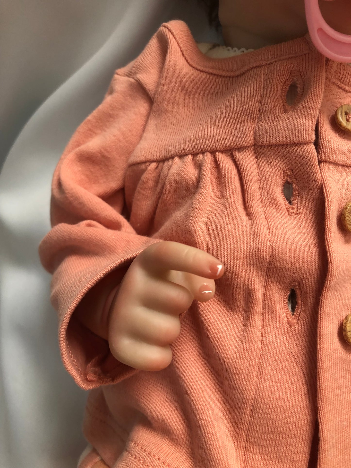 Adorable Reborn Girl Doll, Realistic Lifelike Preemie, Two Outfits