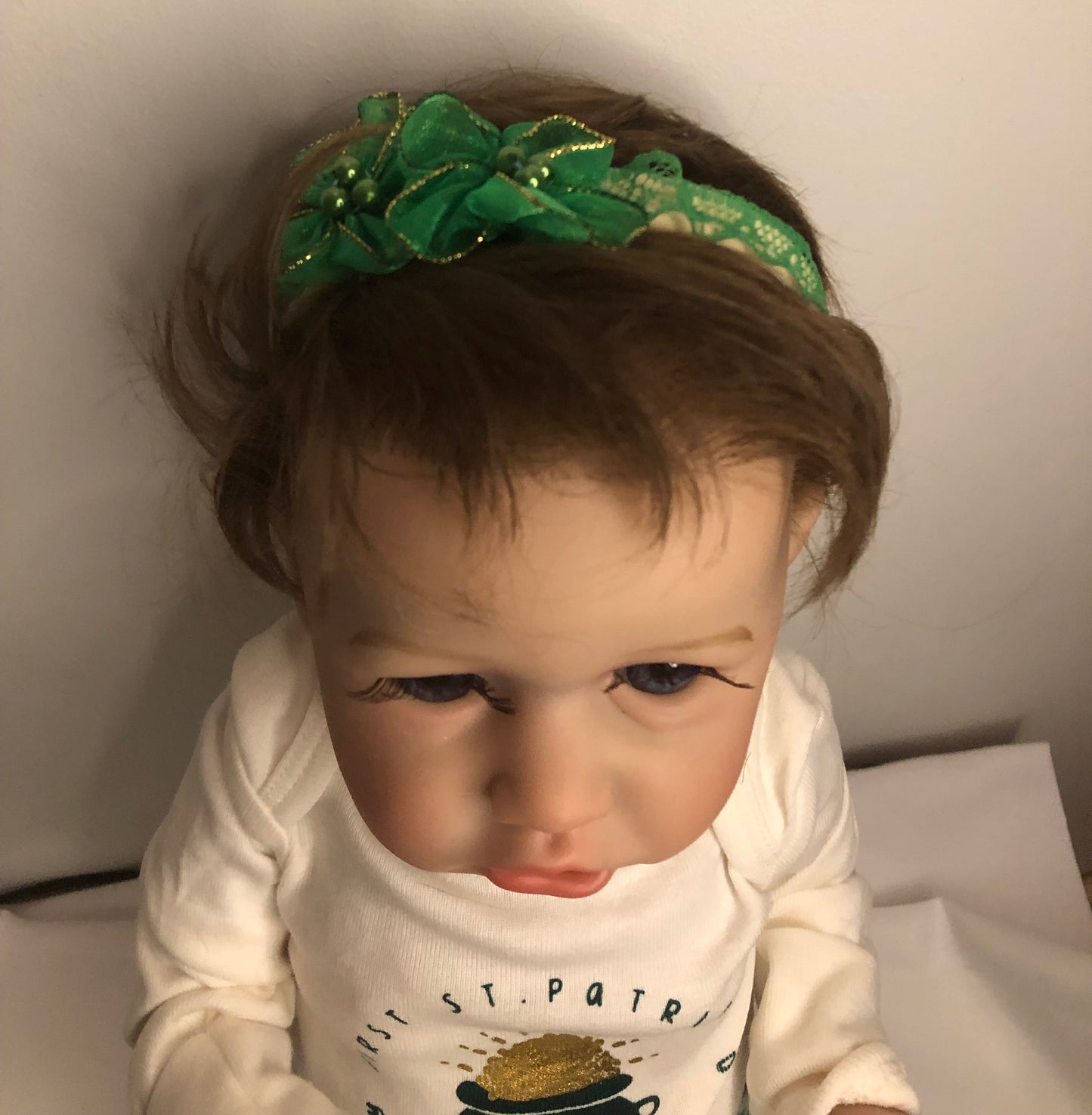 Adorable Reborn Girl Doll, Realistic Lifelike Preemie, Two Outfits