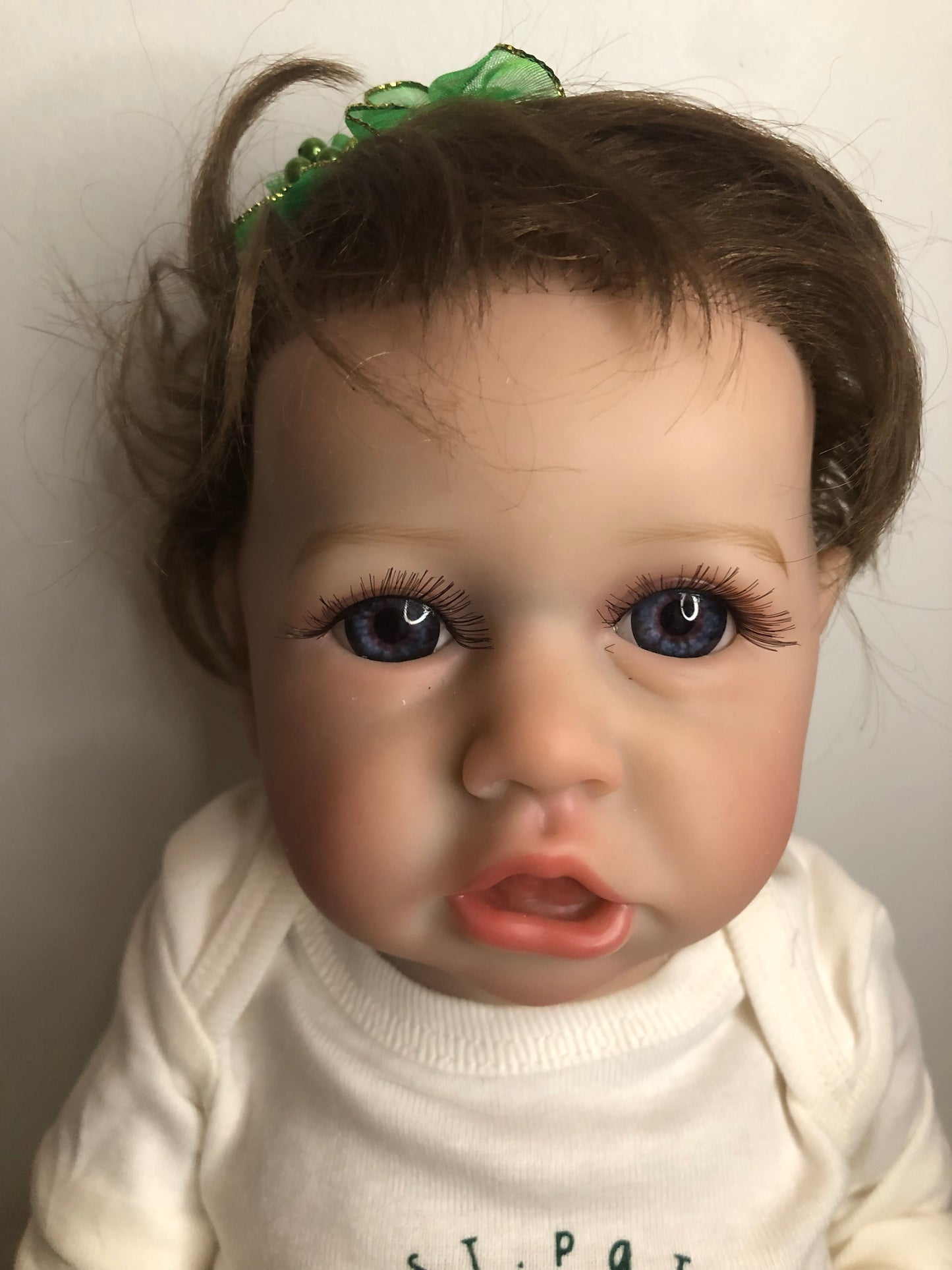 Adorable Reborn Girl Doll, Realistic Lifelike Preemie, Two Outfits