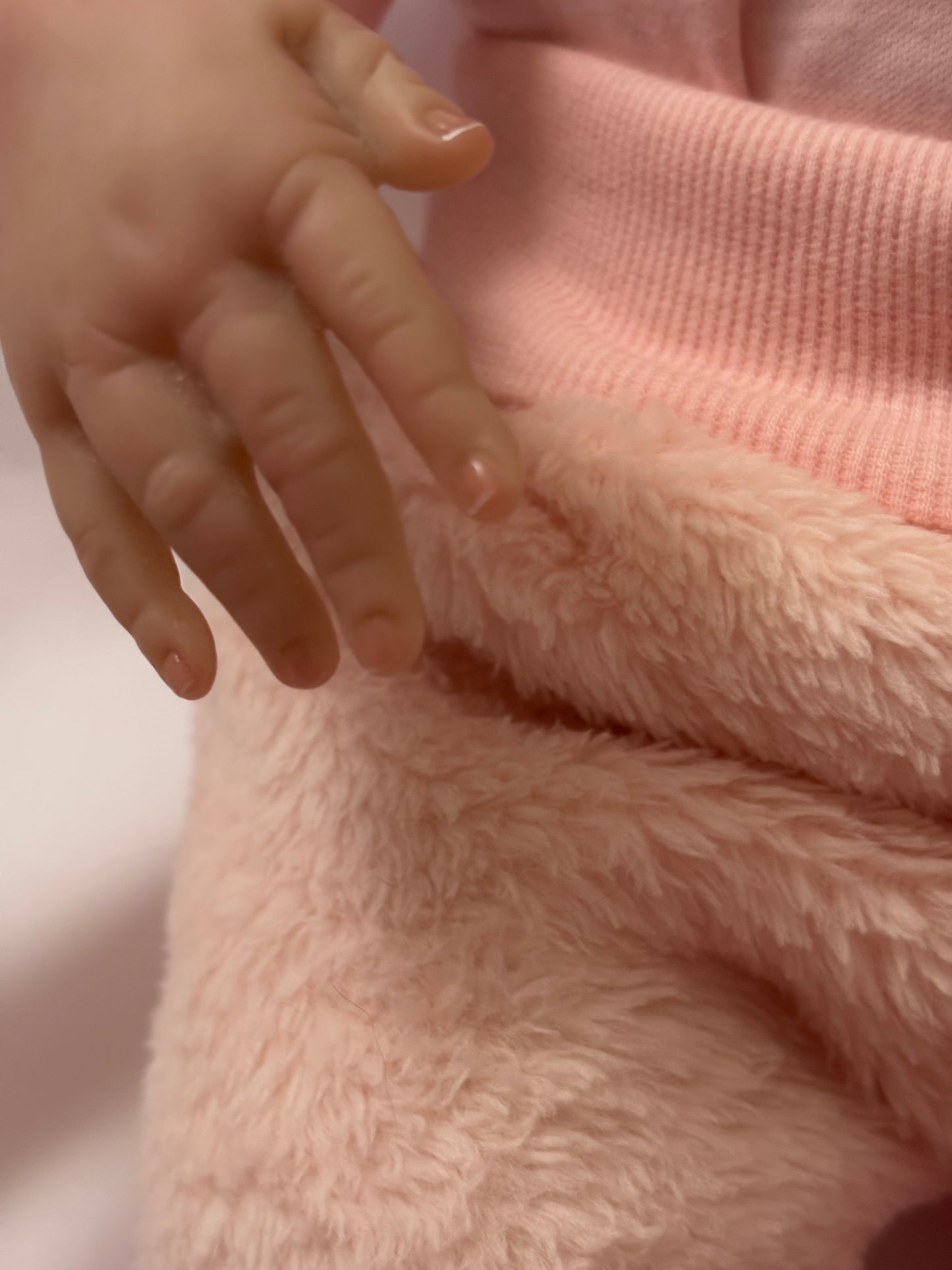 Adorable Reborn Newborn Girl Doll, Lifelike and Realistic with Blanket