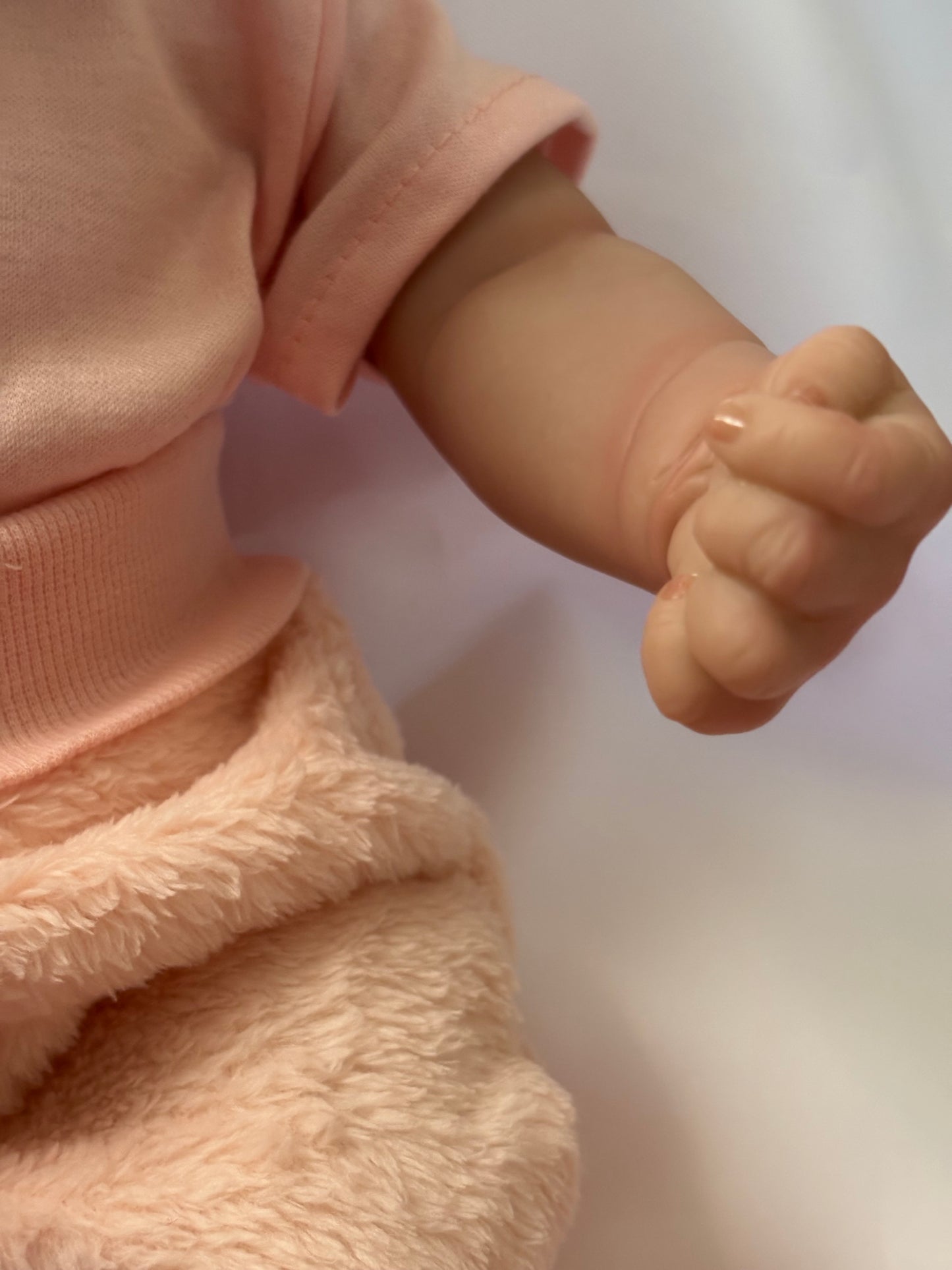 Adorable Reborn Newborn Girl Doll, Lifelike and Realistic with Blanket
