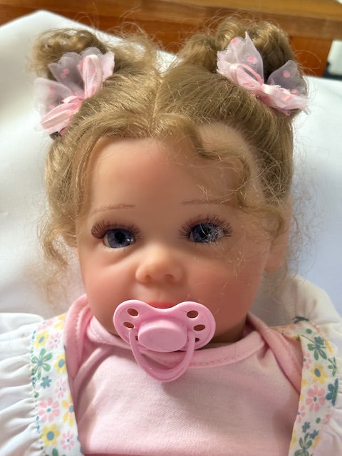 Adorable Reborn Girl Doll, Lifelike and Realistic, Two Outfits
