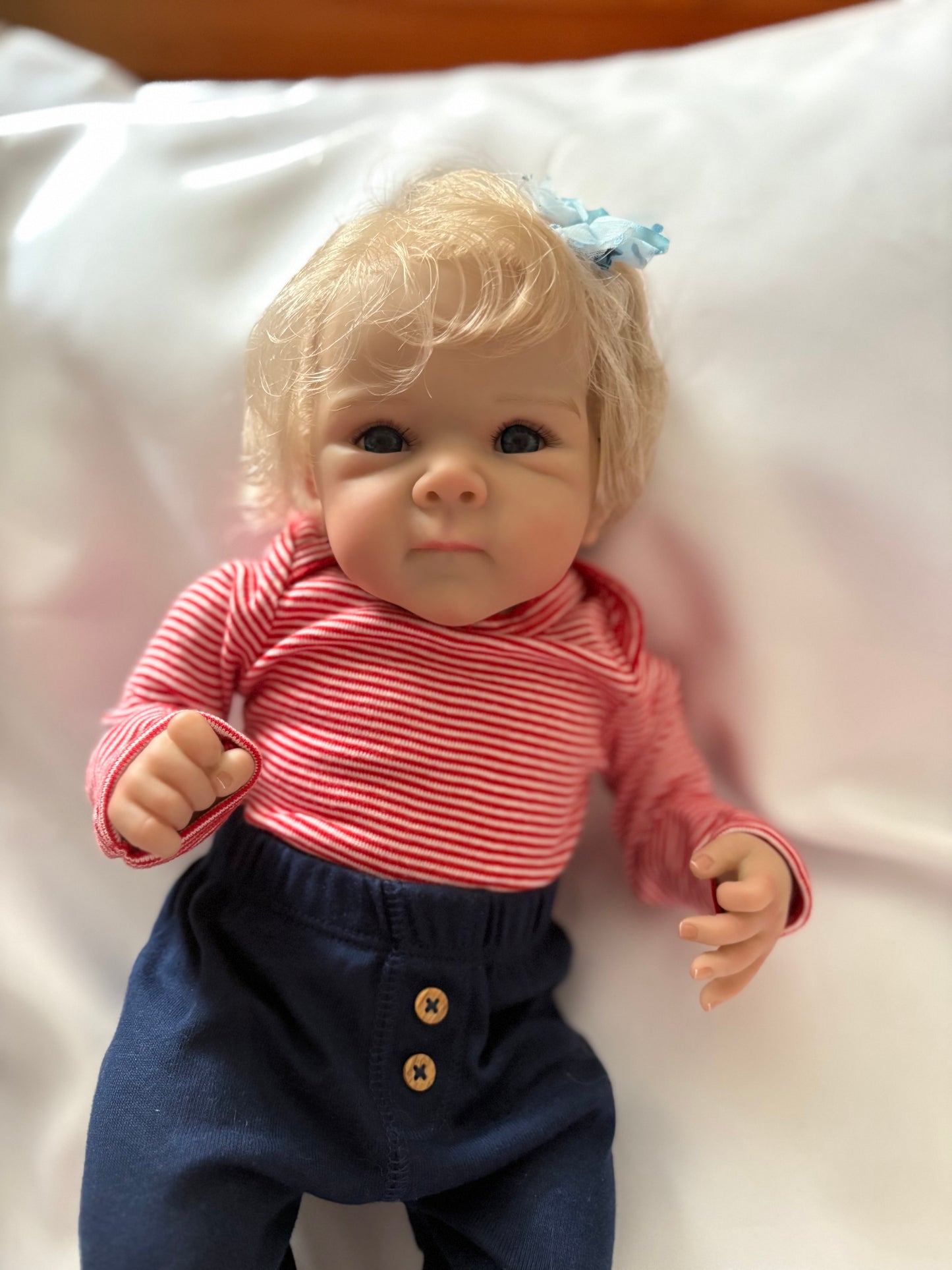 Adorable Reborn Newborn Girl Doll, Lifelike and Realistic with Blanket