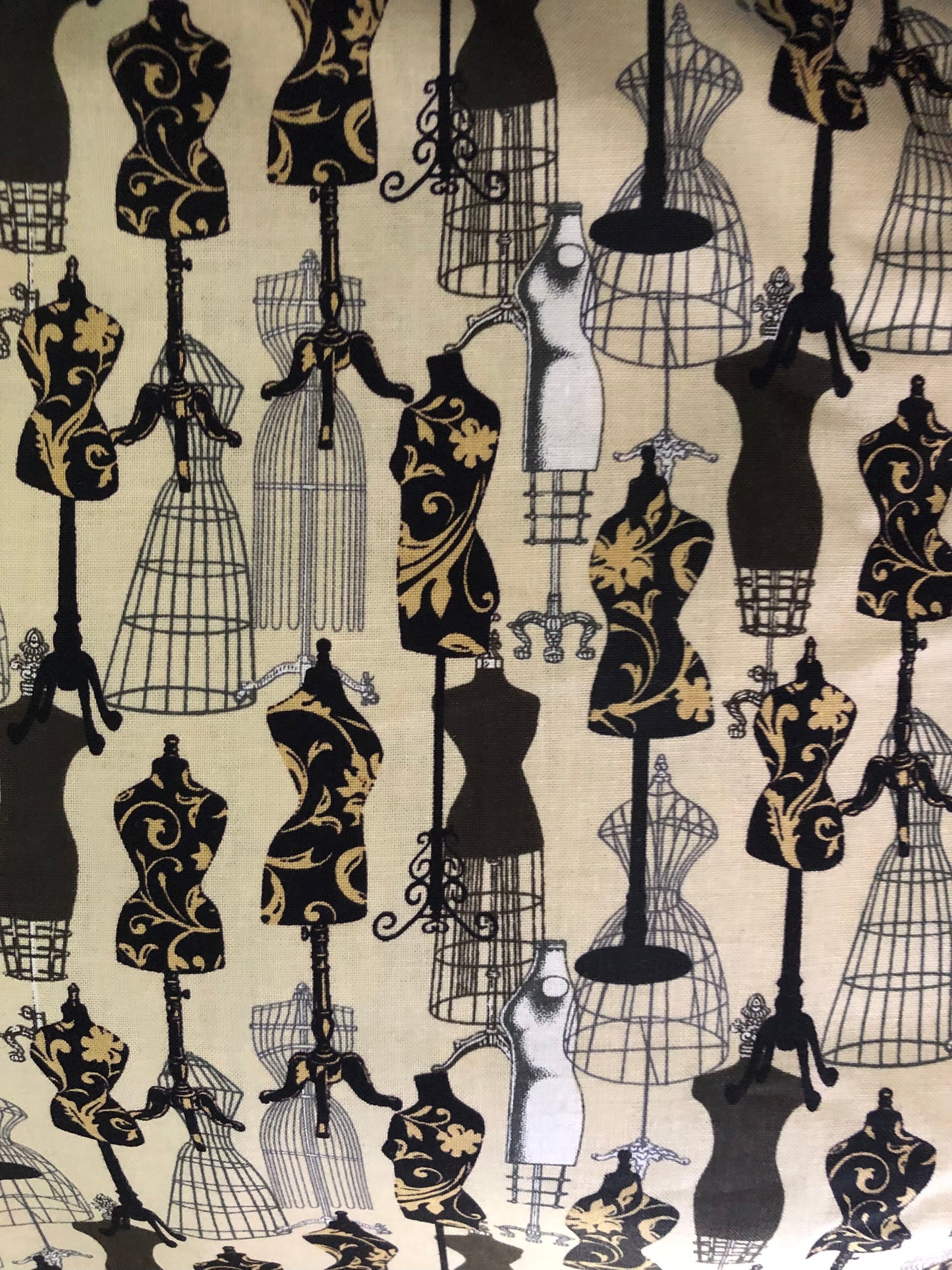 Benartex Sew Vintage by Bristol Bay Studio Fabric, Designer Cotton, Quilting Fabric, Sold by Yard