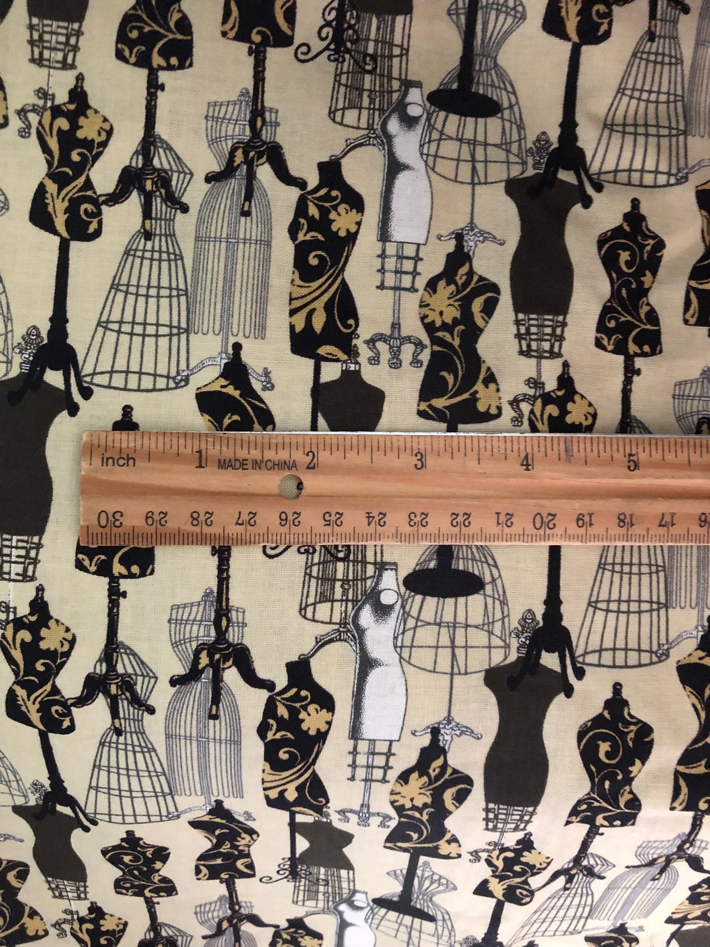 Benartex Sew Vintage by Bristol Bay Studio Fabric, Designer Cotton, Quilting Fabric, Sold by Yard