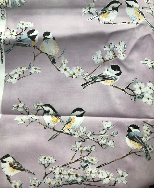 Hoffman Fabrics A Little Birdie Told Me, Designer Cotton, Quilting Fabric, Sold by YARD