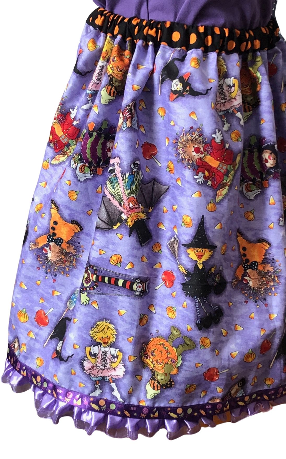 Halloween Trick or Treating Animals, Ghosts, and Black Cat Costume, Girls Size 7