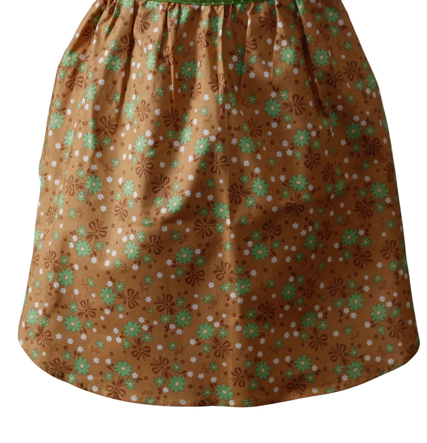 Apron for Women, Retro Apron for Women, Retro Floral Apron for Women, Flowers and Polka Dots Apron for Women