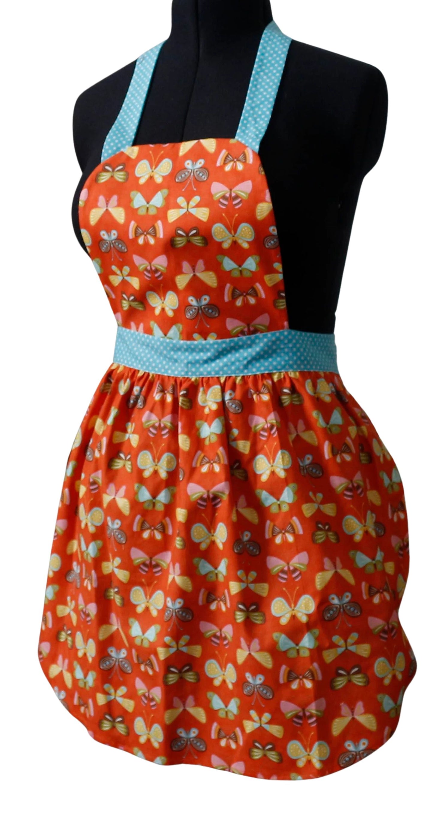 Apron for Women, Butterfly Apron for Women, Spring Apron for Women