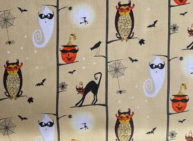 Studio E Fabrics Halloween Cheeky Wee Pumpkins by DT-K Cream Fabric, Designer Cotton Fabric, Quilting Fabric, Sold by YARD